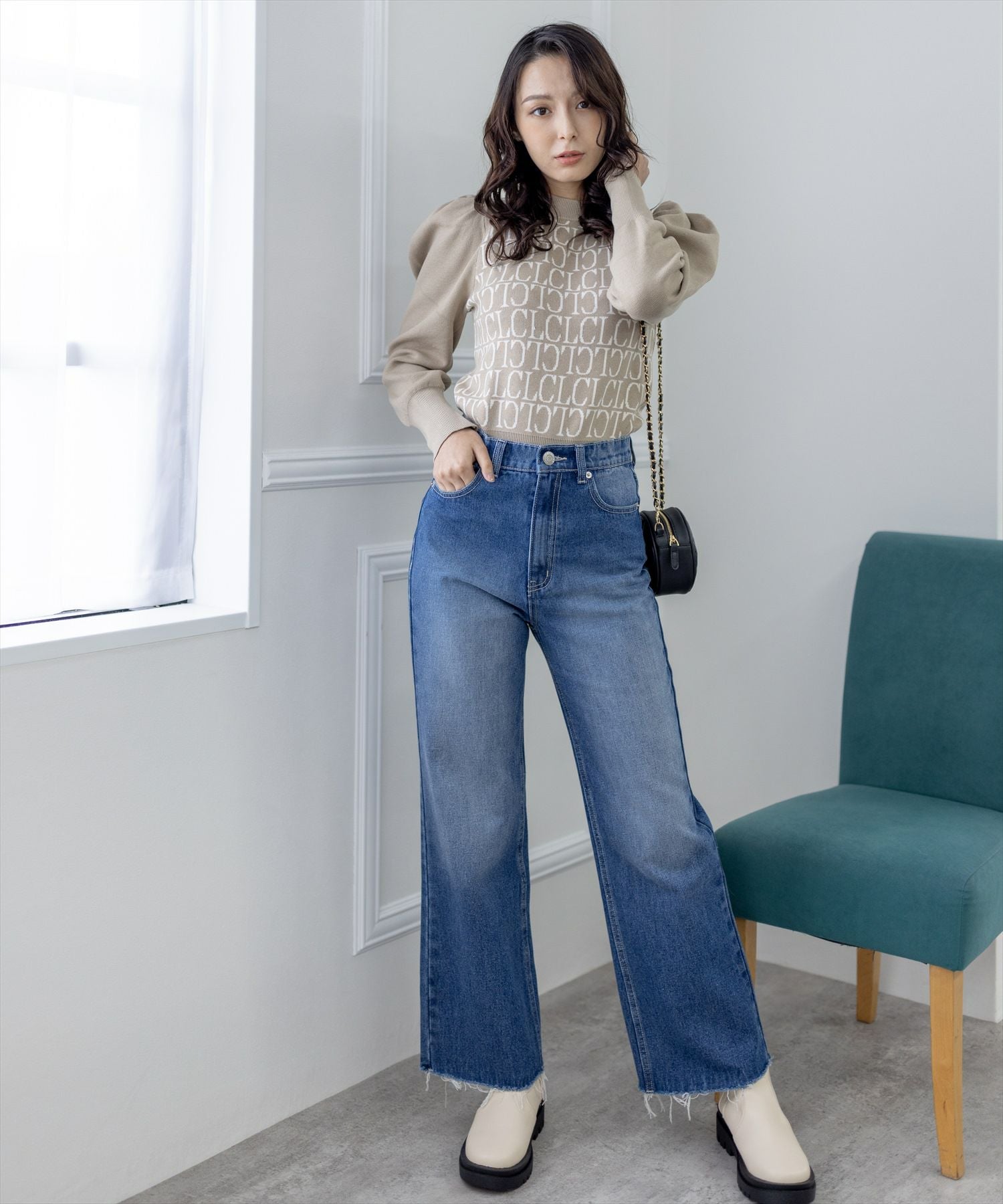 165cm/ブルー