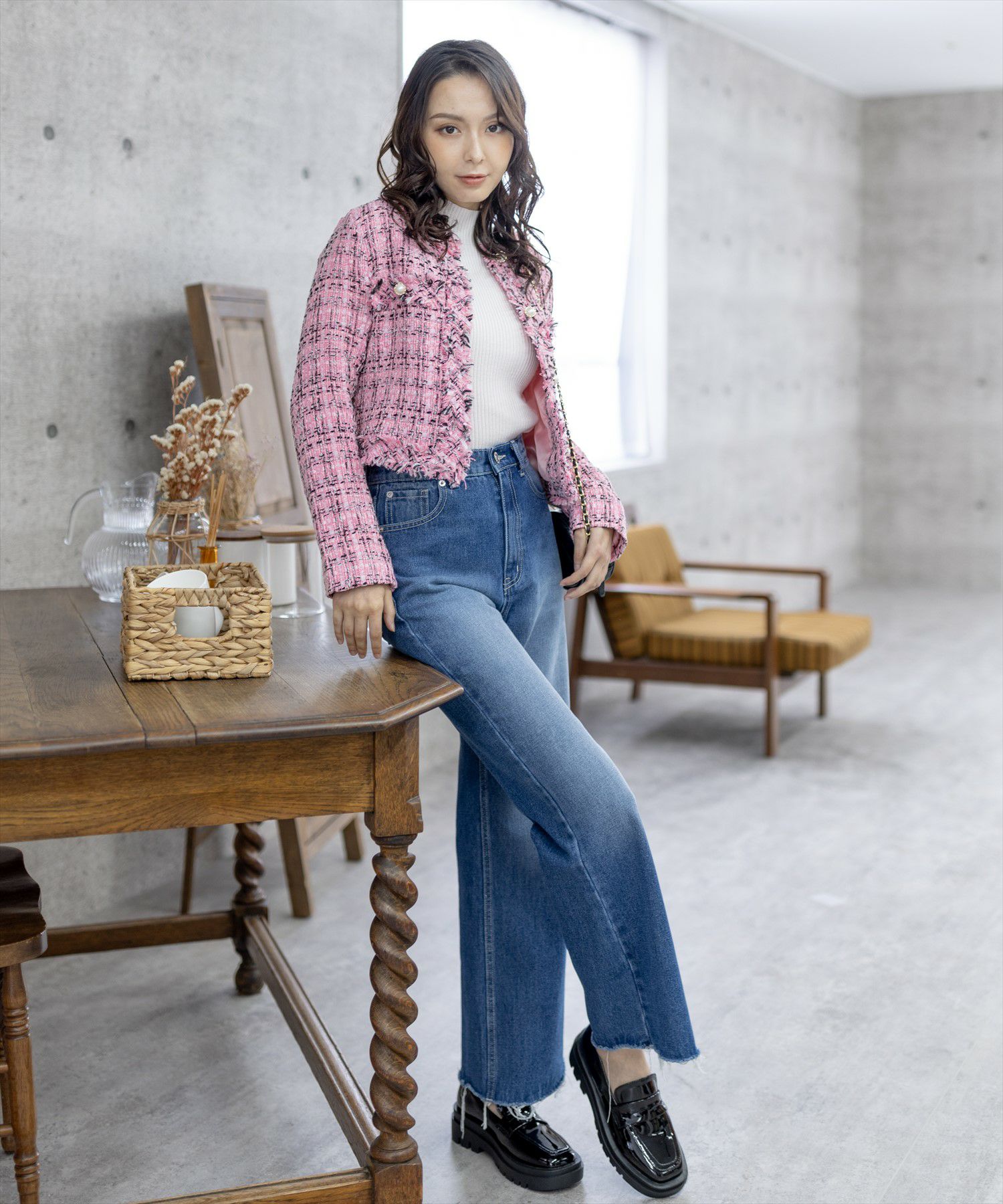 165cm/ブルー