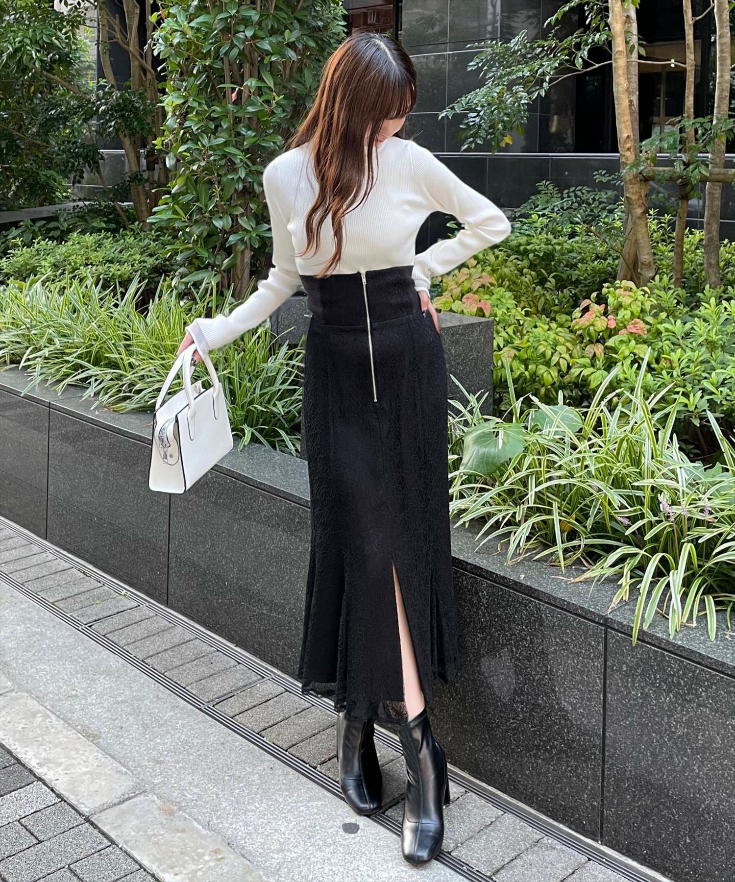 clear 花柄レースマーメイドスカート[CL8676] | レディース