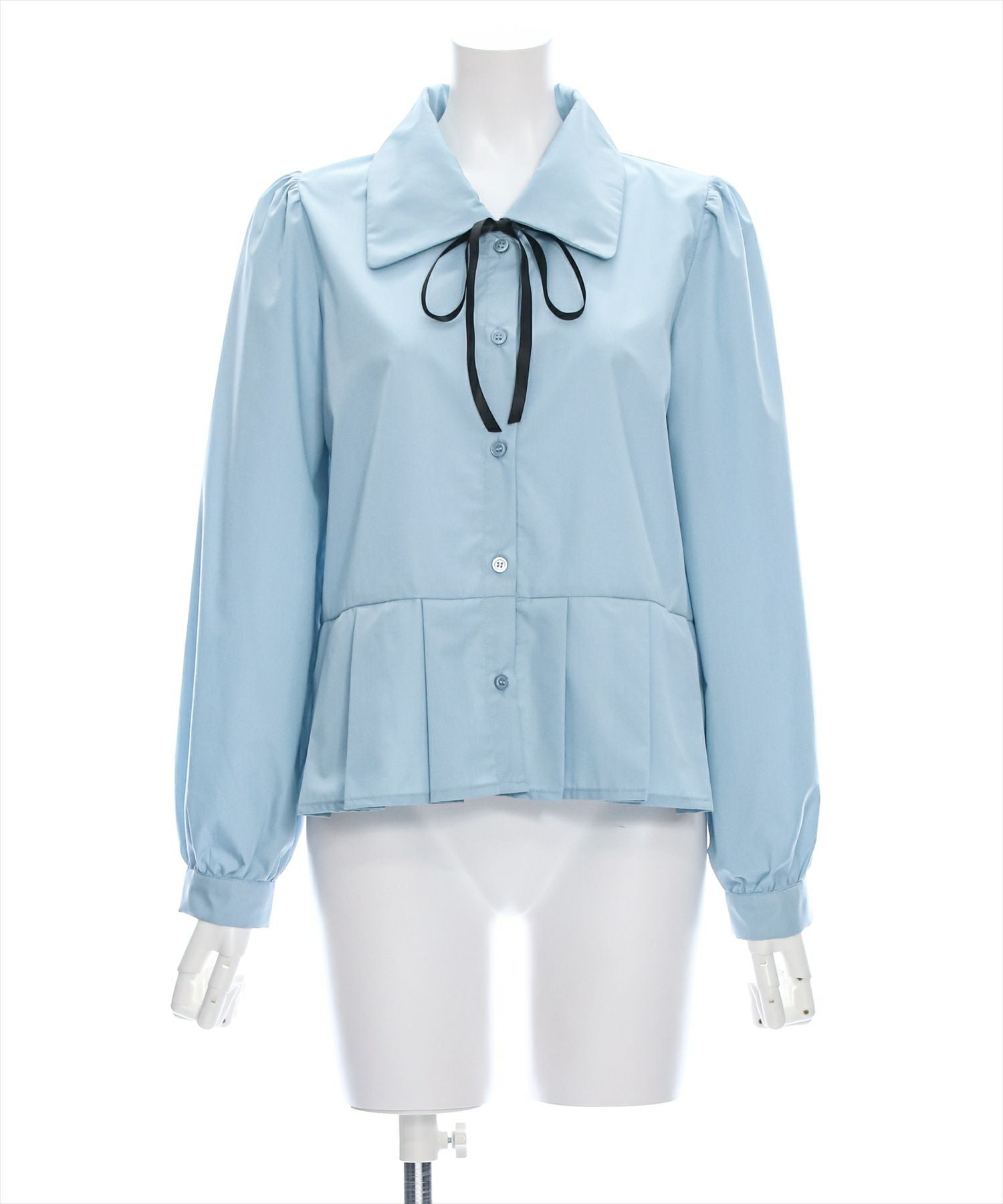 clear 配色リボン裾フリルブラウス[CL8662] | レディースファッション