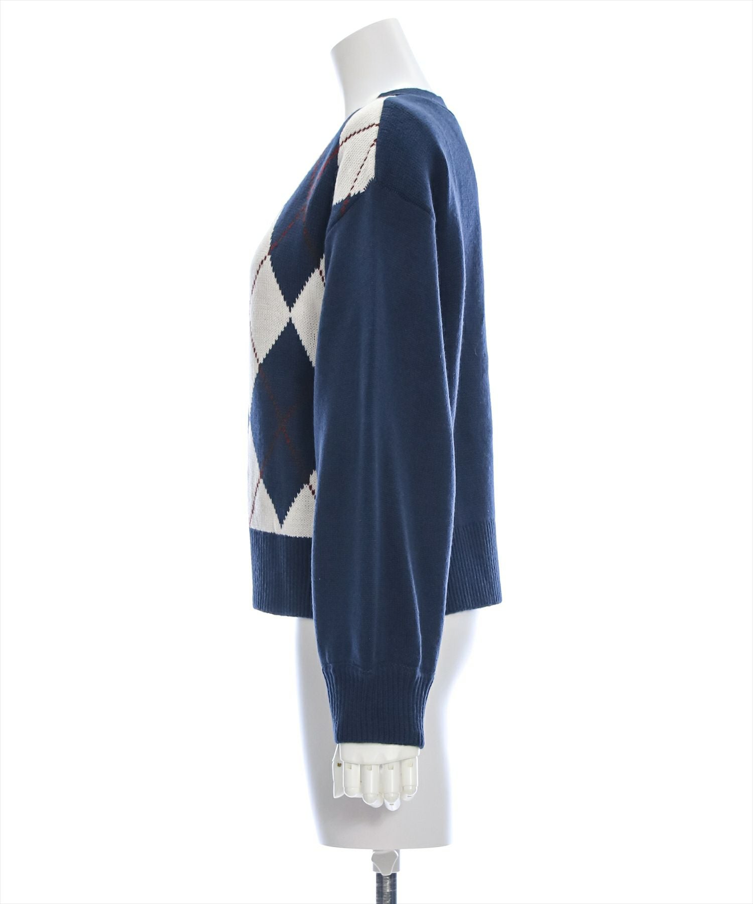 sacai アーガイル柄カーディガン clear アーガイル柄カーディガン[CL8800] | レディースファッション