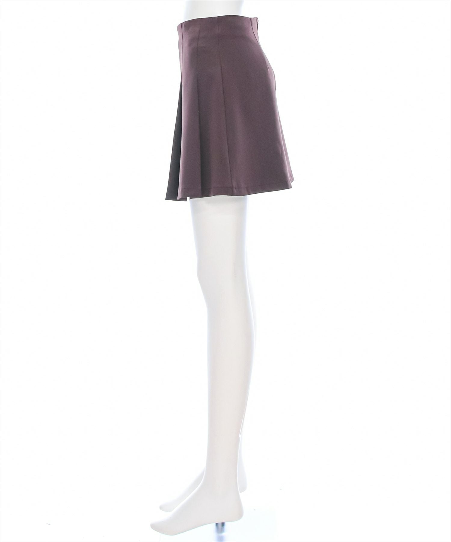 clear インパン付きボックスプリーツミニスカート[CL8668