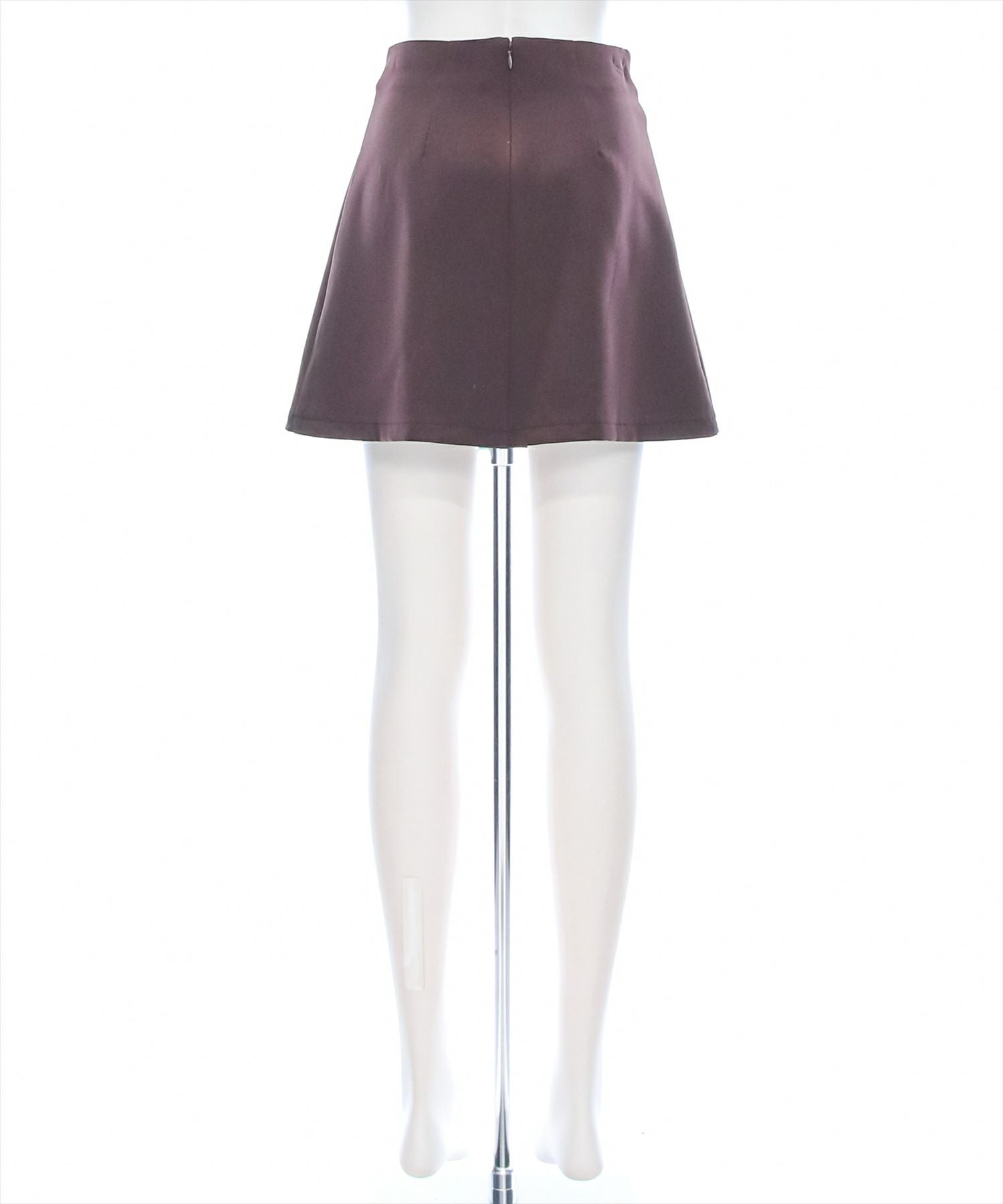 clear インパン付きボックスプリーツミニスカート[CL8668