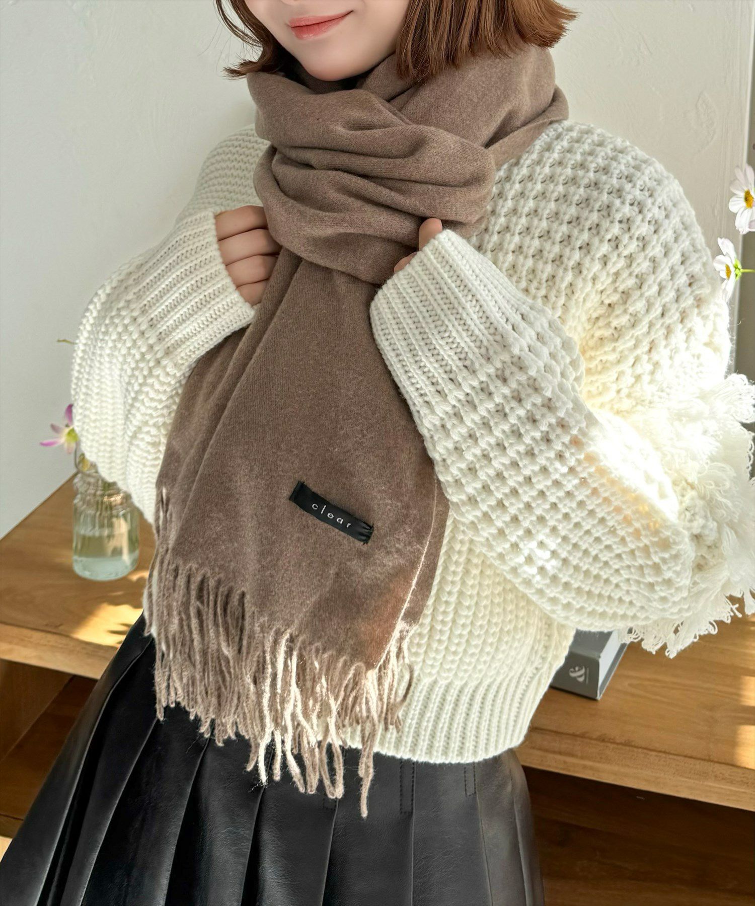 clear 無地ストール[CL8772] | レディースファッション通販clear(クリア)