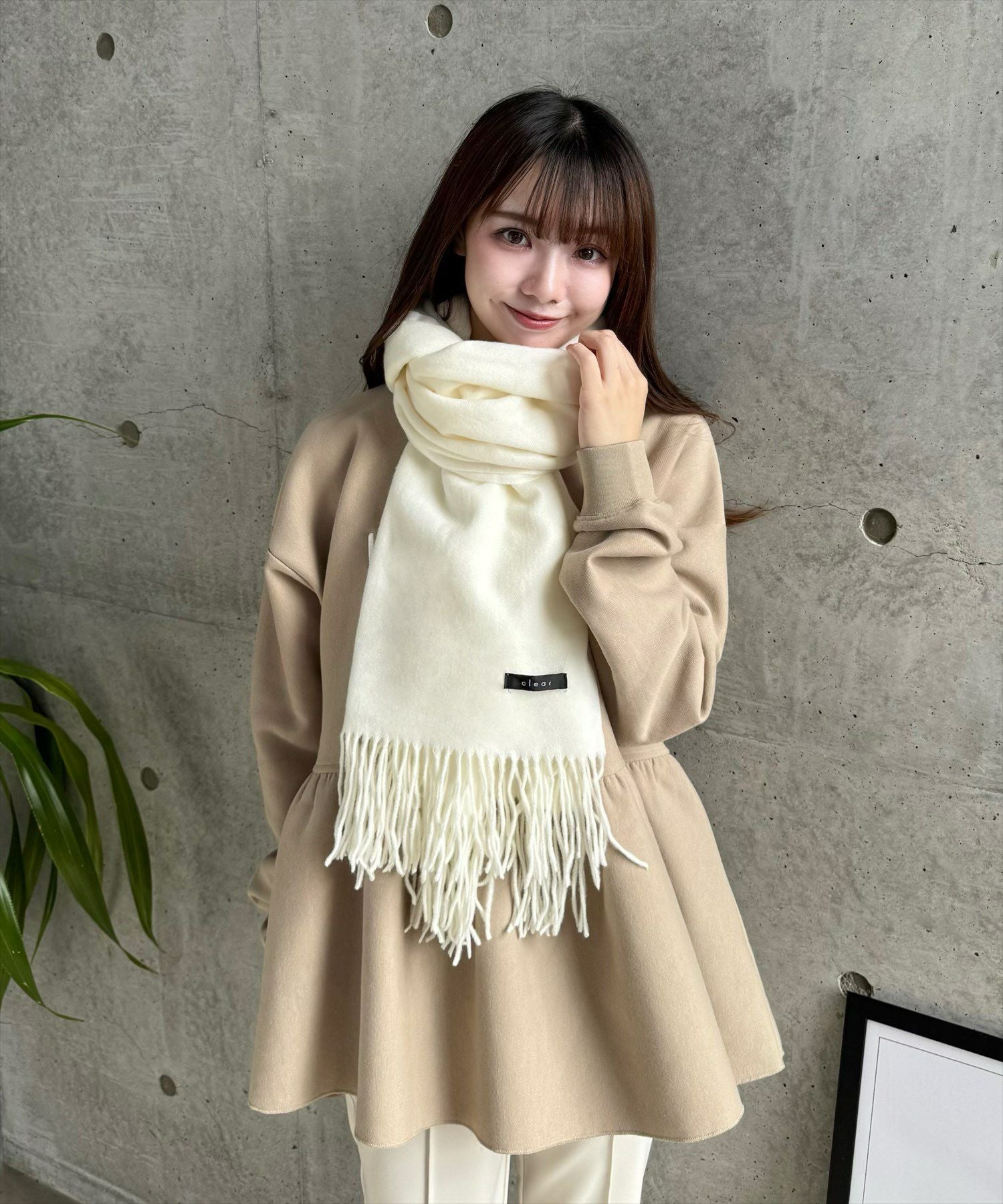 clear 無地ストール[CL8772] | レディースファッション通販clear(クリア)
