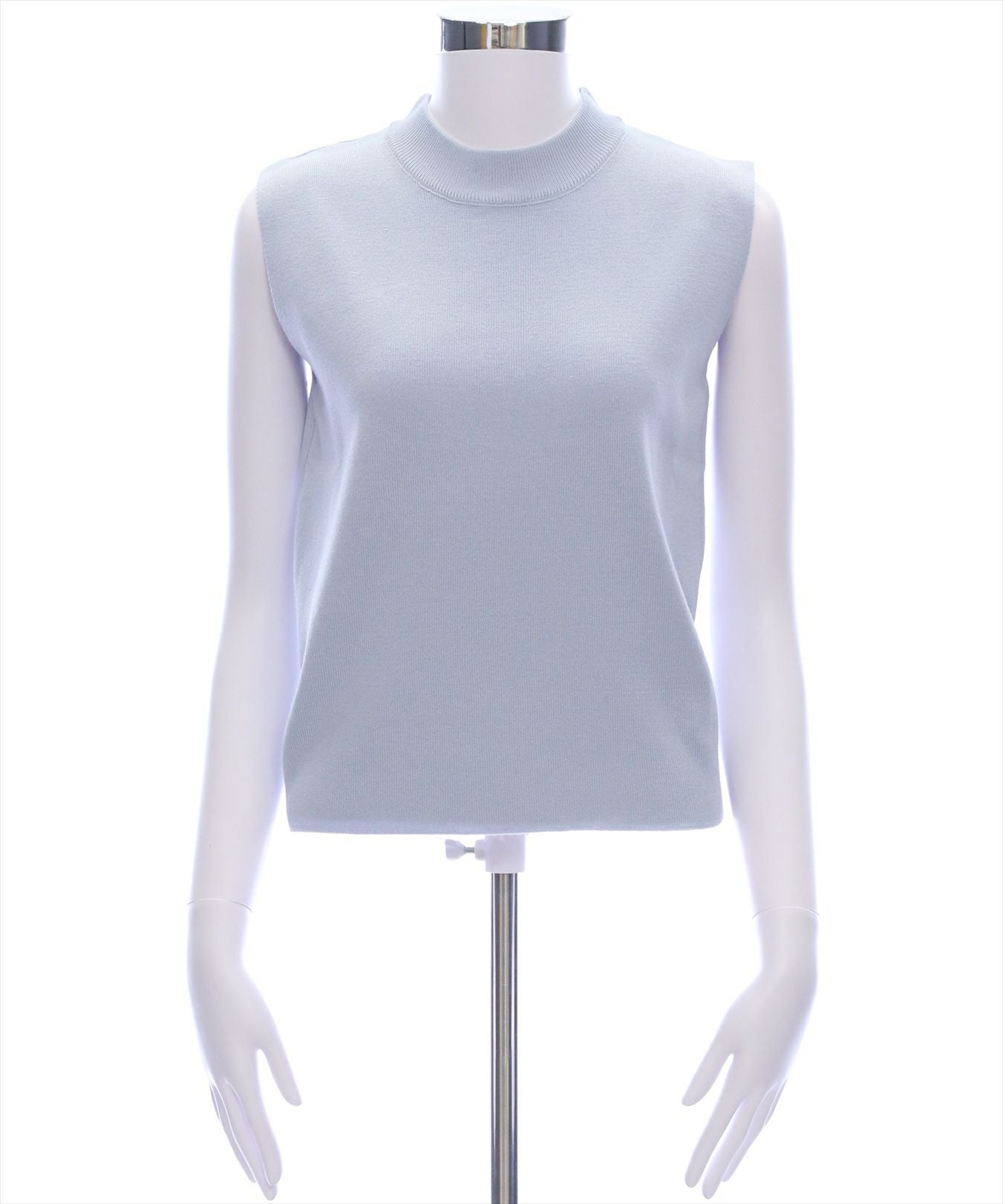 CLEAR BASIC ミラノリブノースリーブニットトップス[CL9111