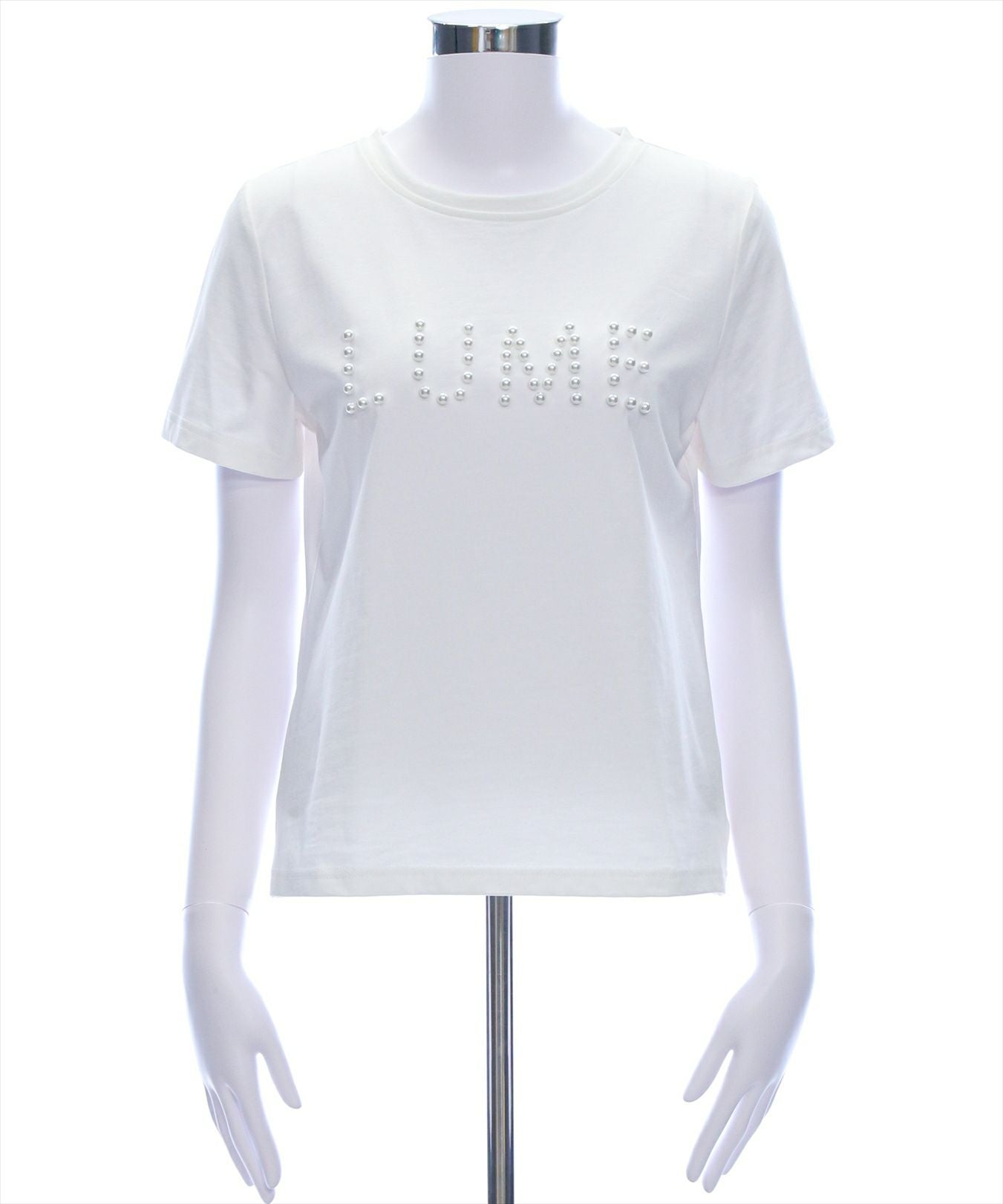 CLEAR BASIC パールロゴTシャツ[CL9229] | レディースファッション