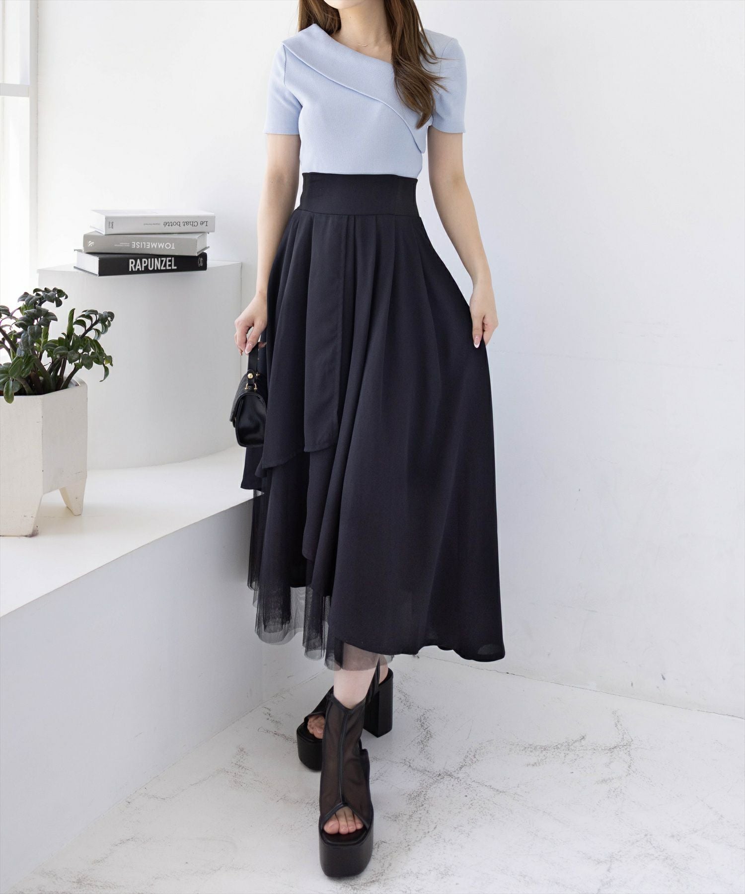 163㎝/サックス着用