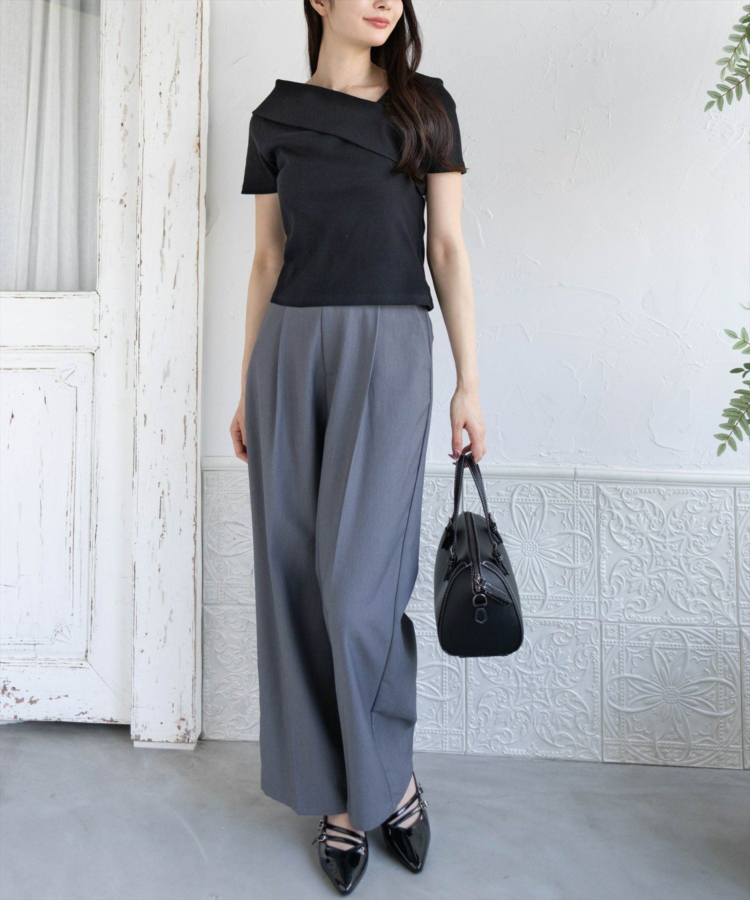 165㎝/ブラック着用