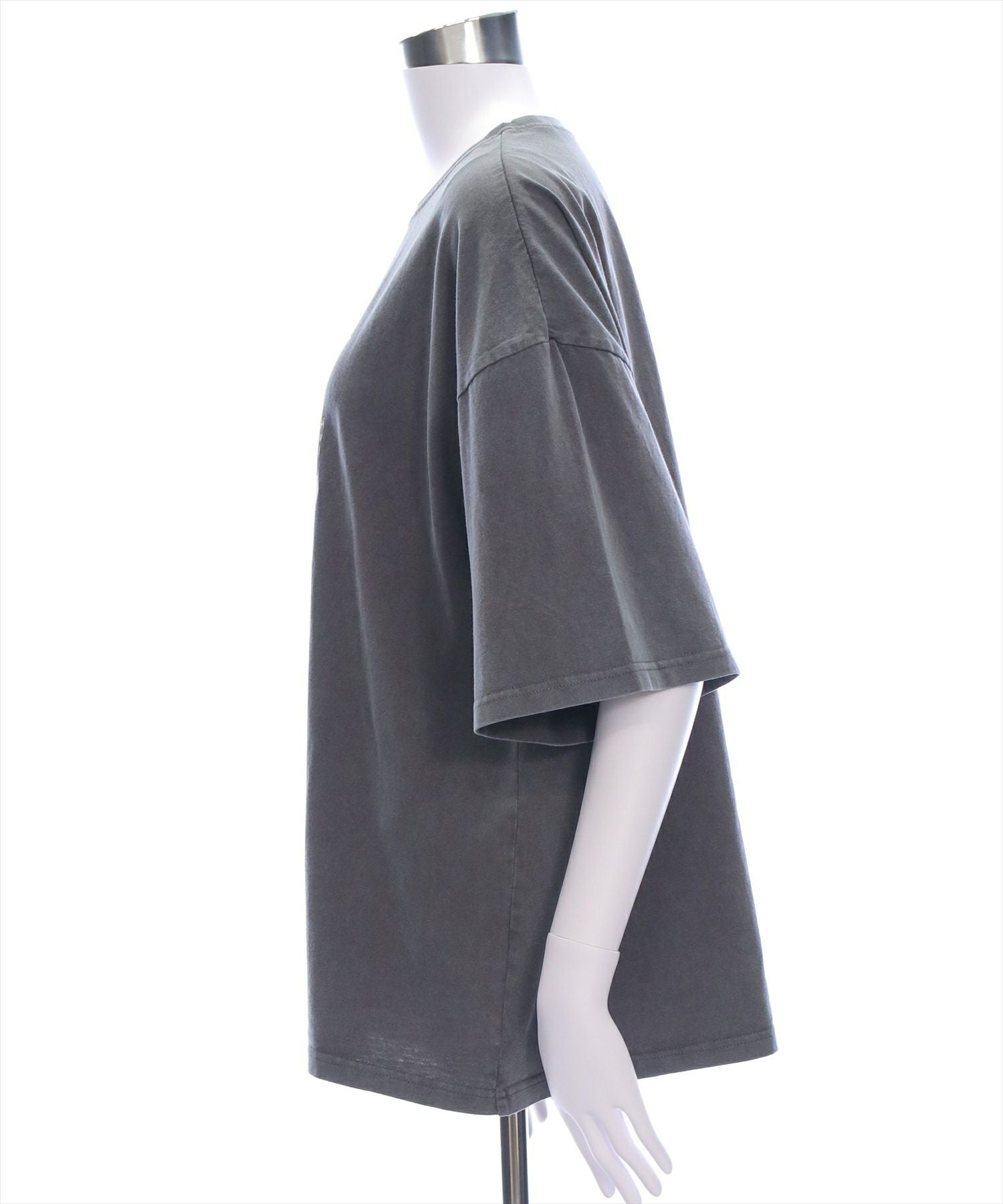 clear オーバーサイズケミカル加工グラフィックTシャツ[CL9098