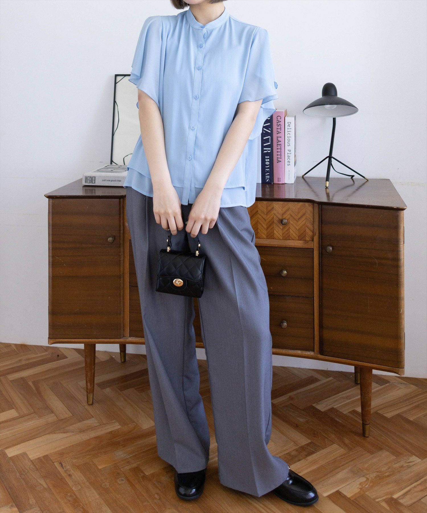 160㎝/サックス着用