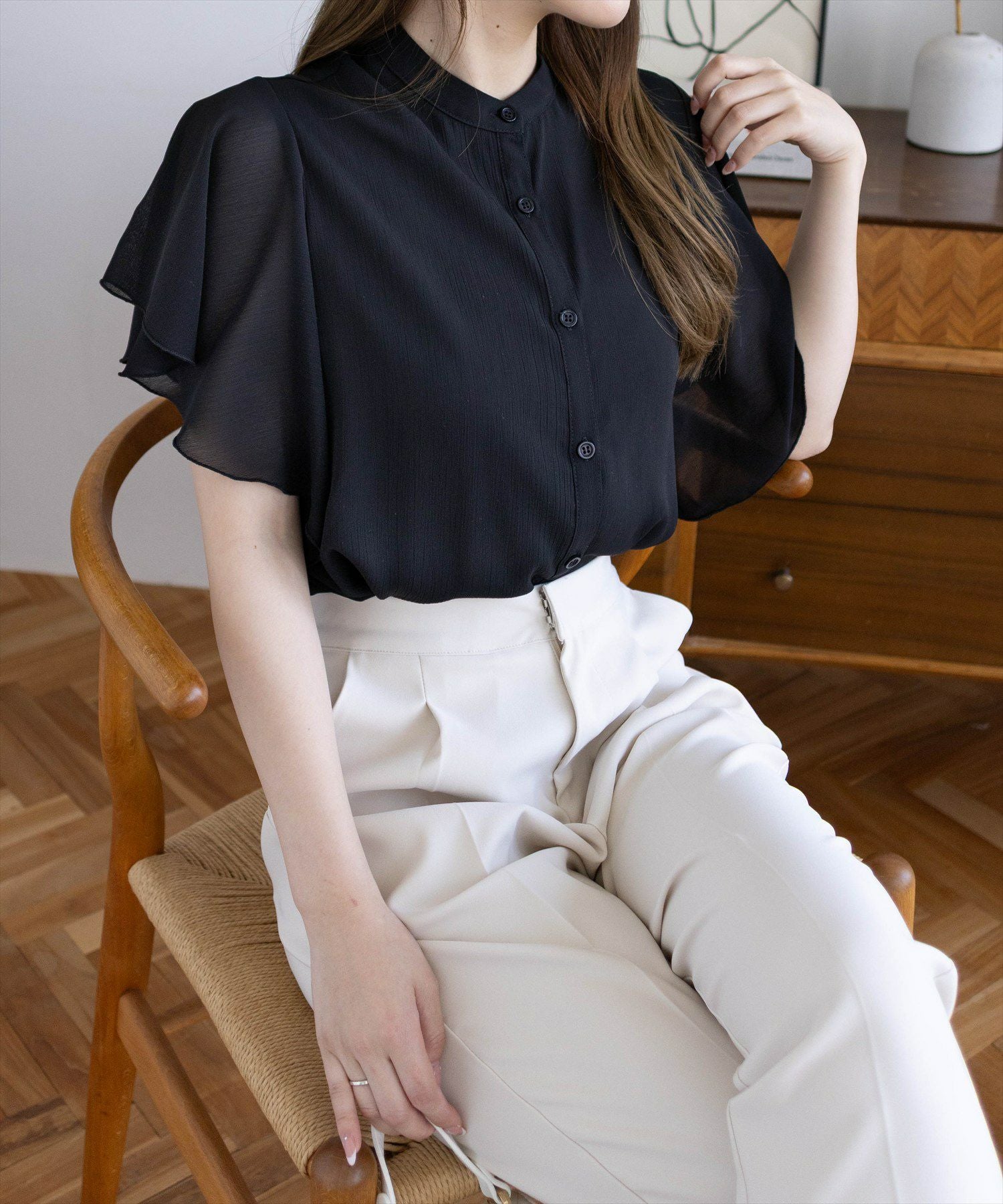 163㎝/ブラック着用