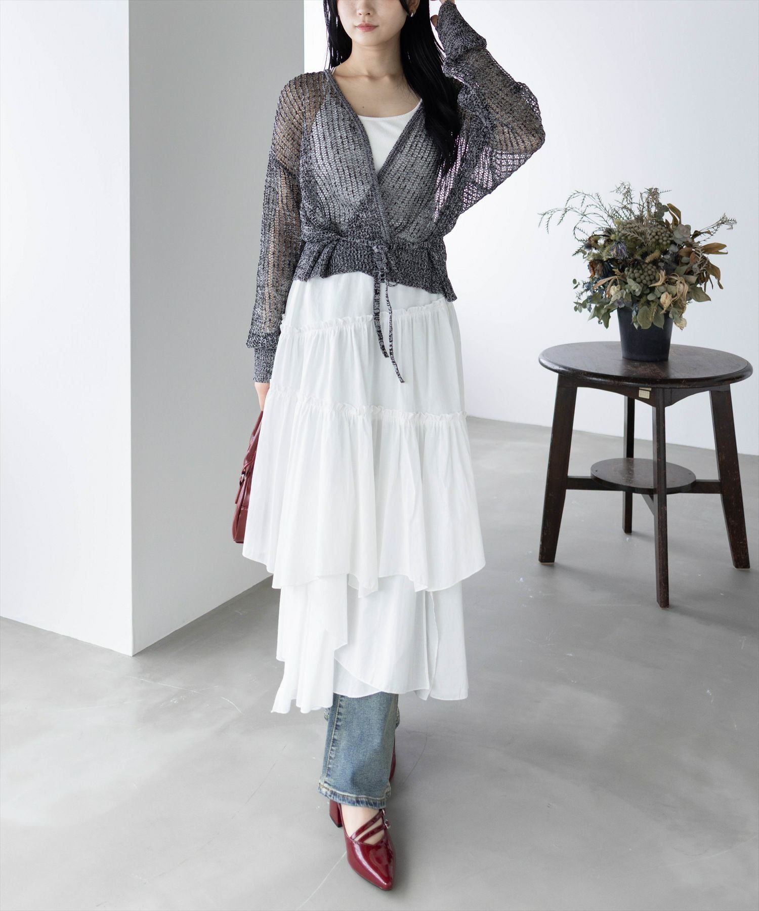 162㎝/ブラック着用