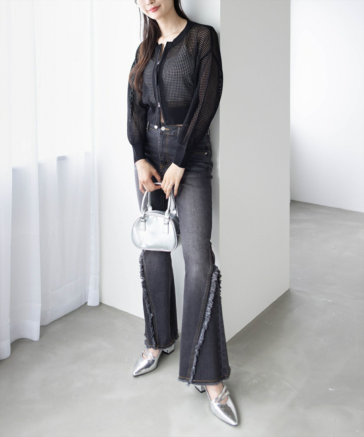 165㎝/ブラック着用