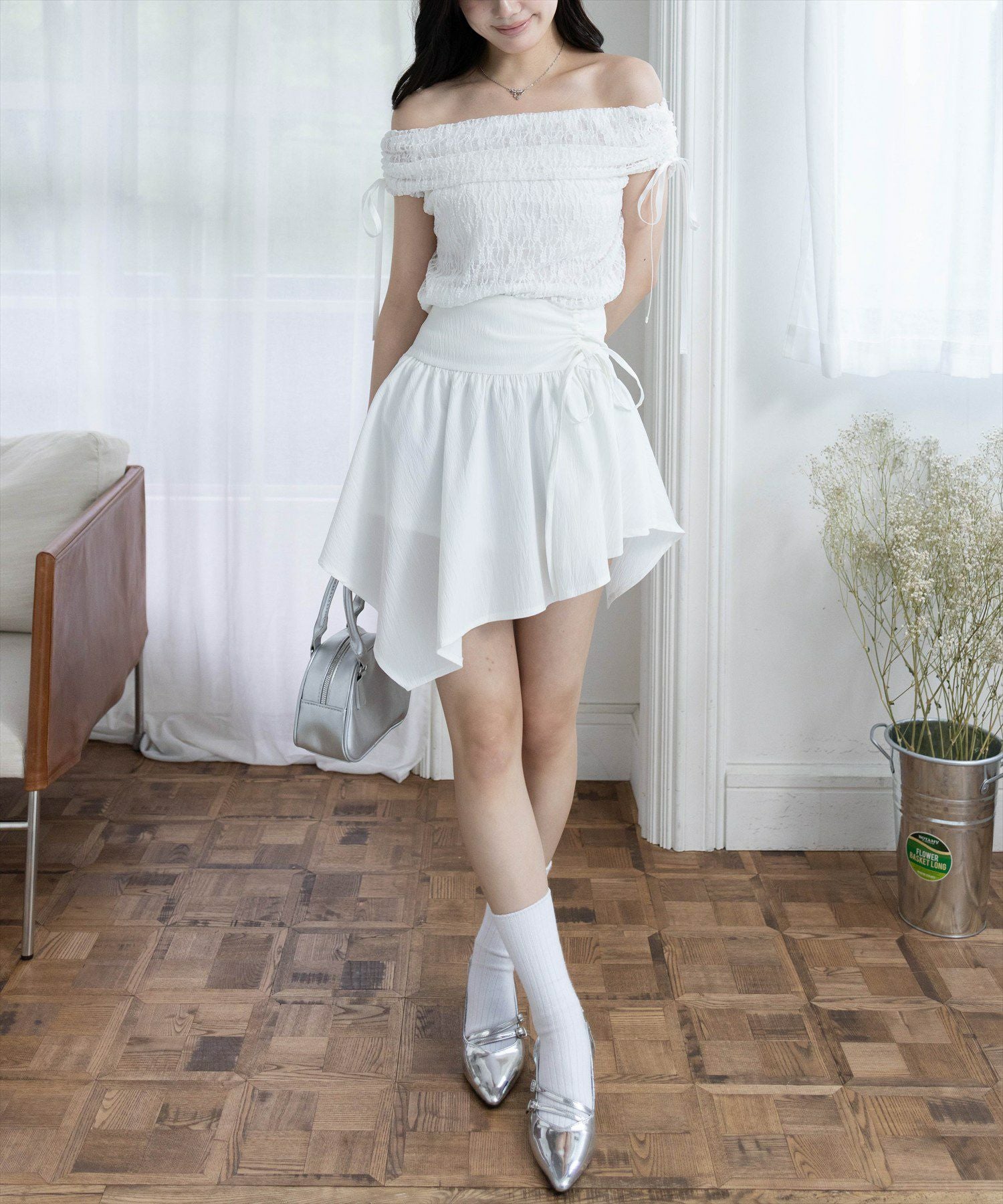 162cm/オフホワイト