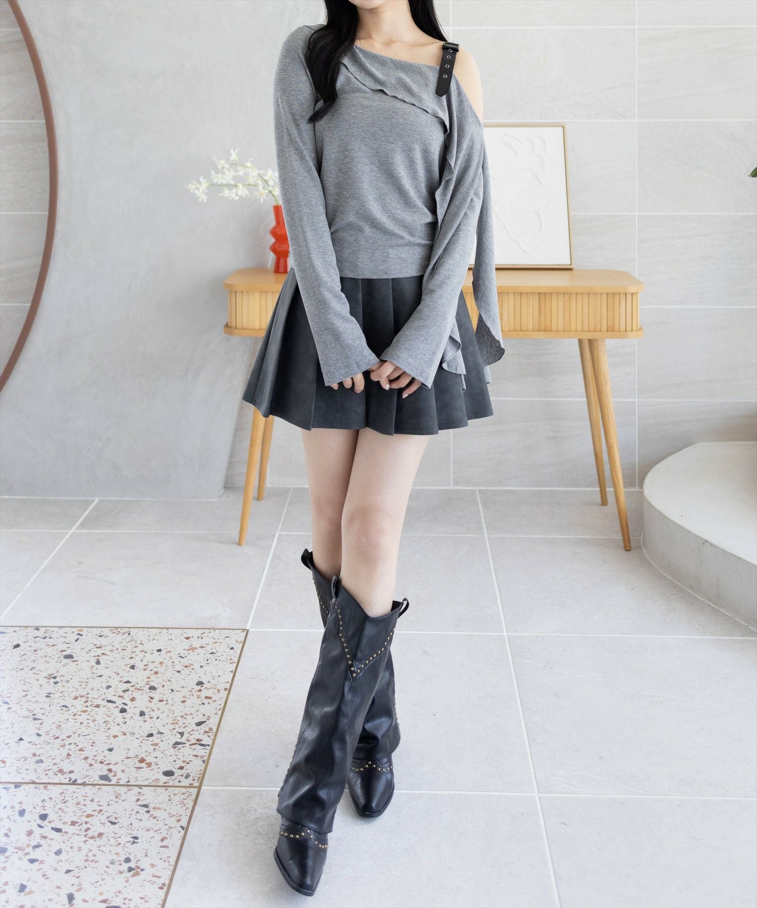 162cm/グレー