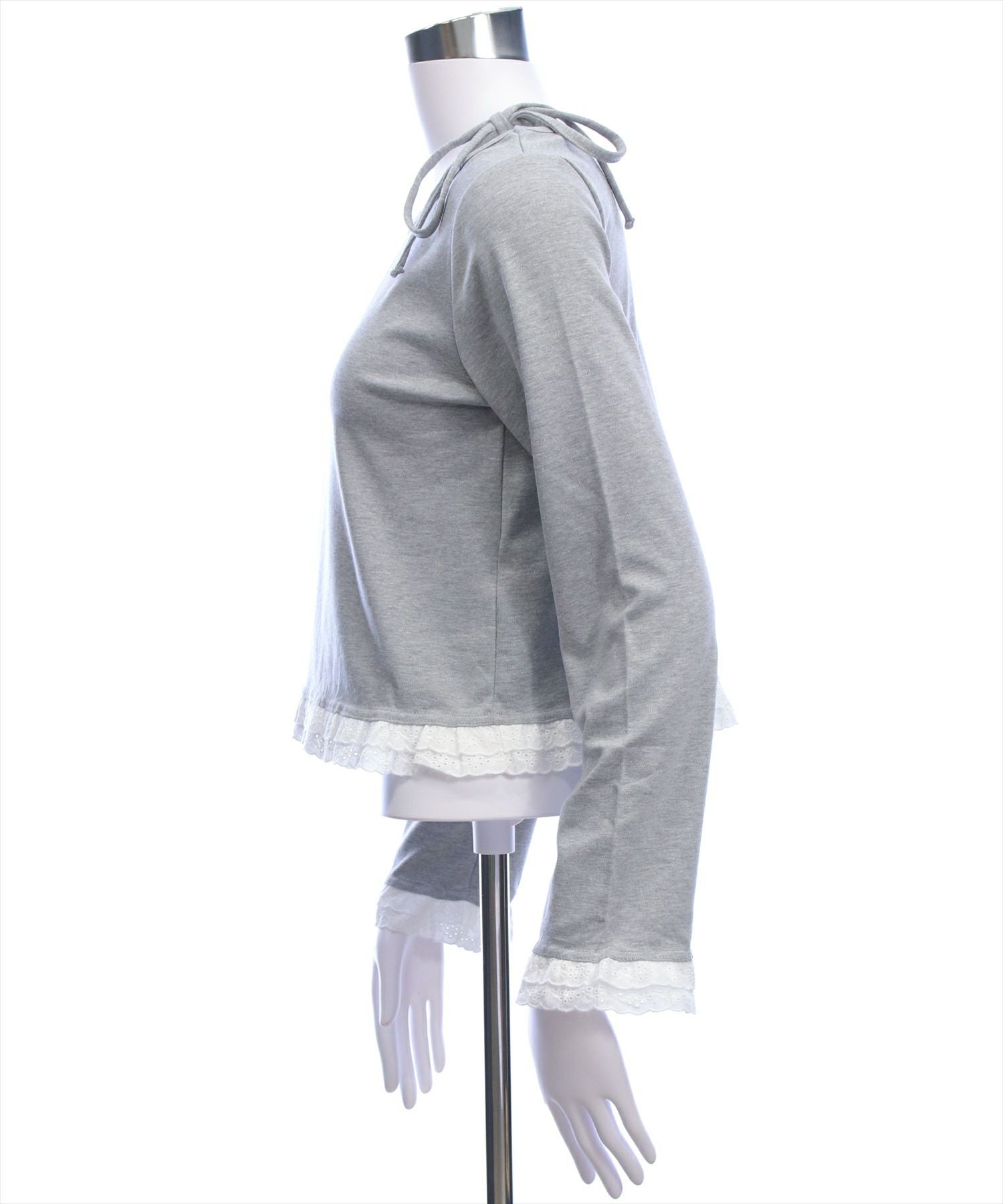 clear 裾袖コットンフリルカットソー[CL9446] | レディース