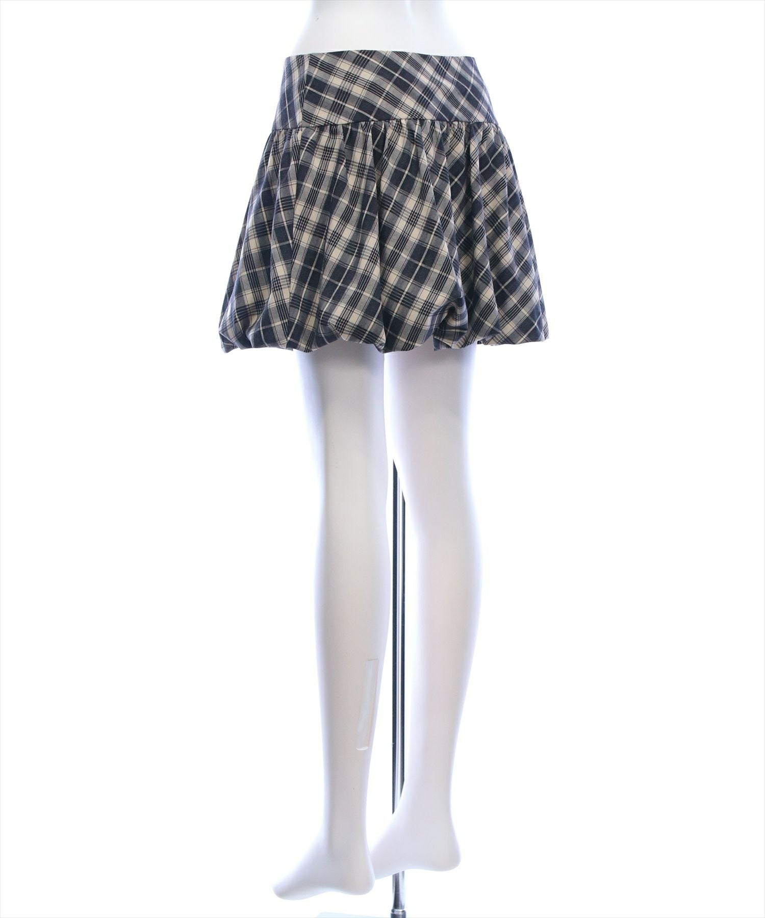 mark & lona 2025秋冬新作バルーンスカート38 グレンチェック Luminous Glen Balloon Skirt | WOMEN