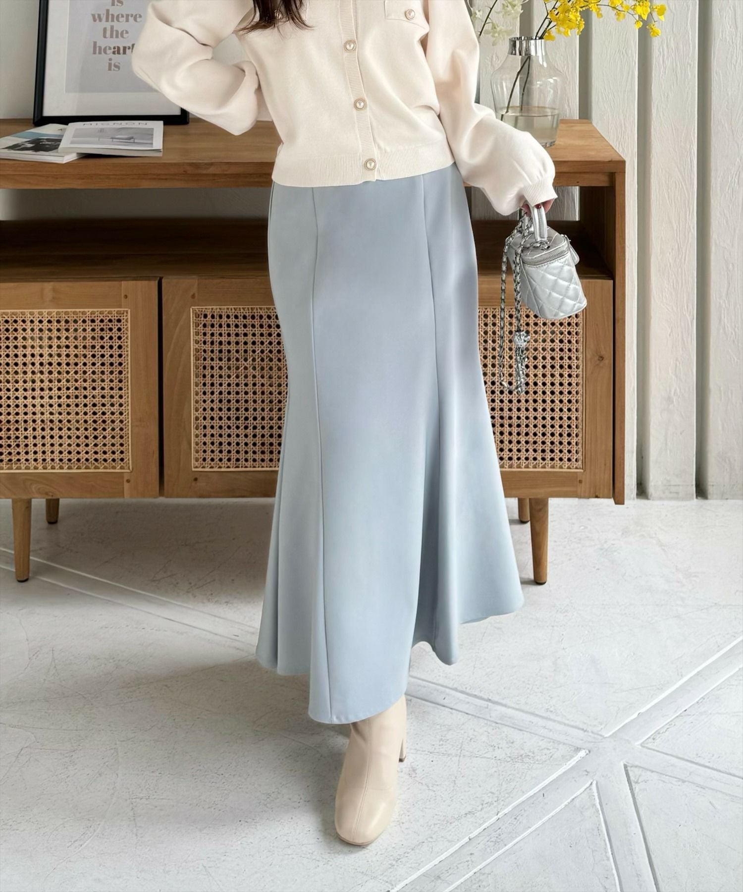 clear ロング丈ストレッチマーメイドスカート[CL7826] | レディース