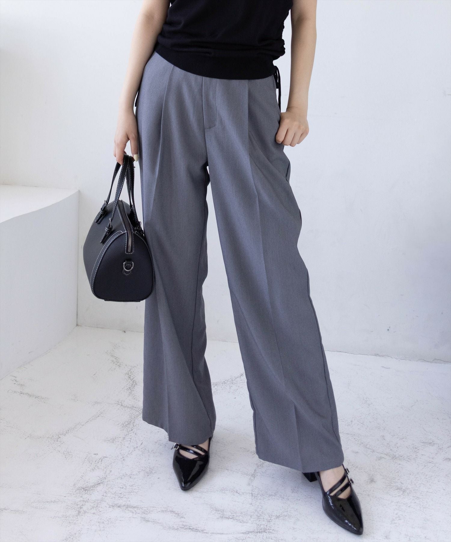 clear≪再入荷≫ワンタックストレートパンツ(セット可)[CL8002