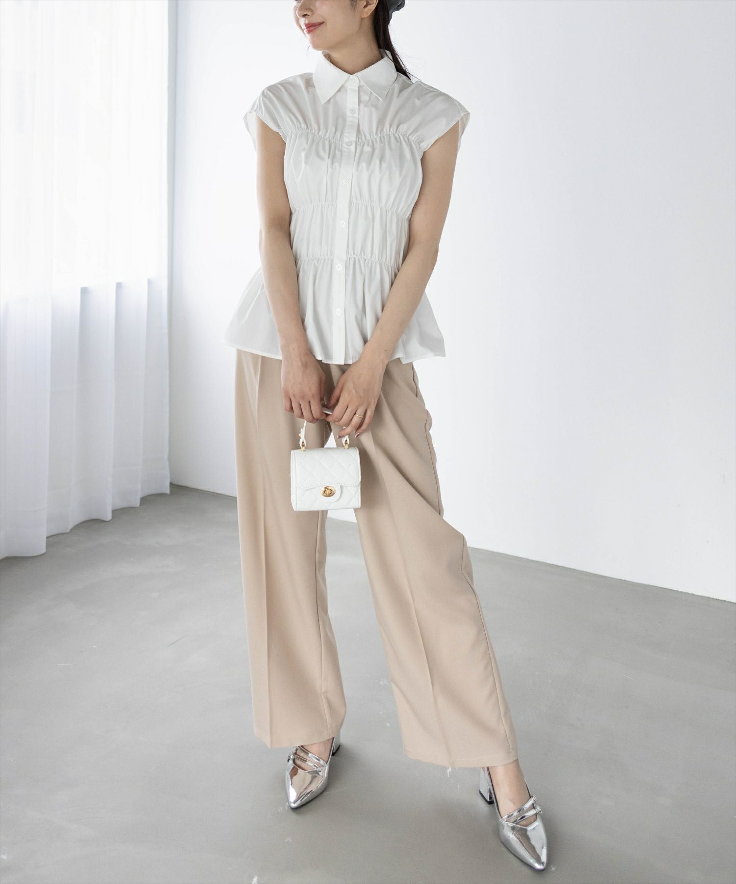 clear≪再入荷≫ワンタックストレートパンツ(セット可)[CL8002