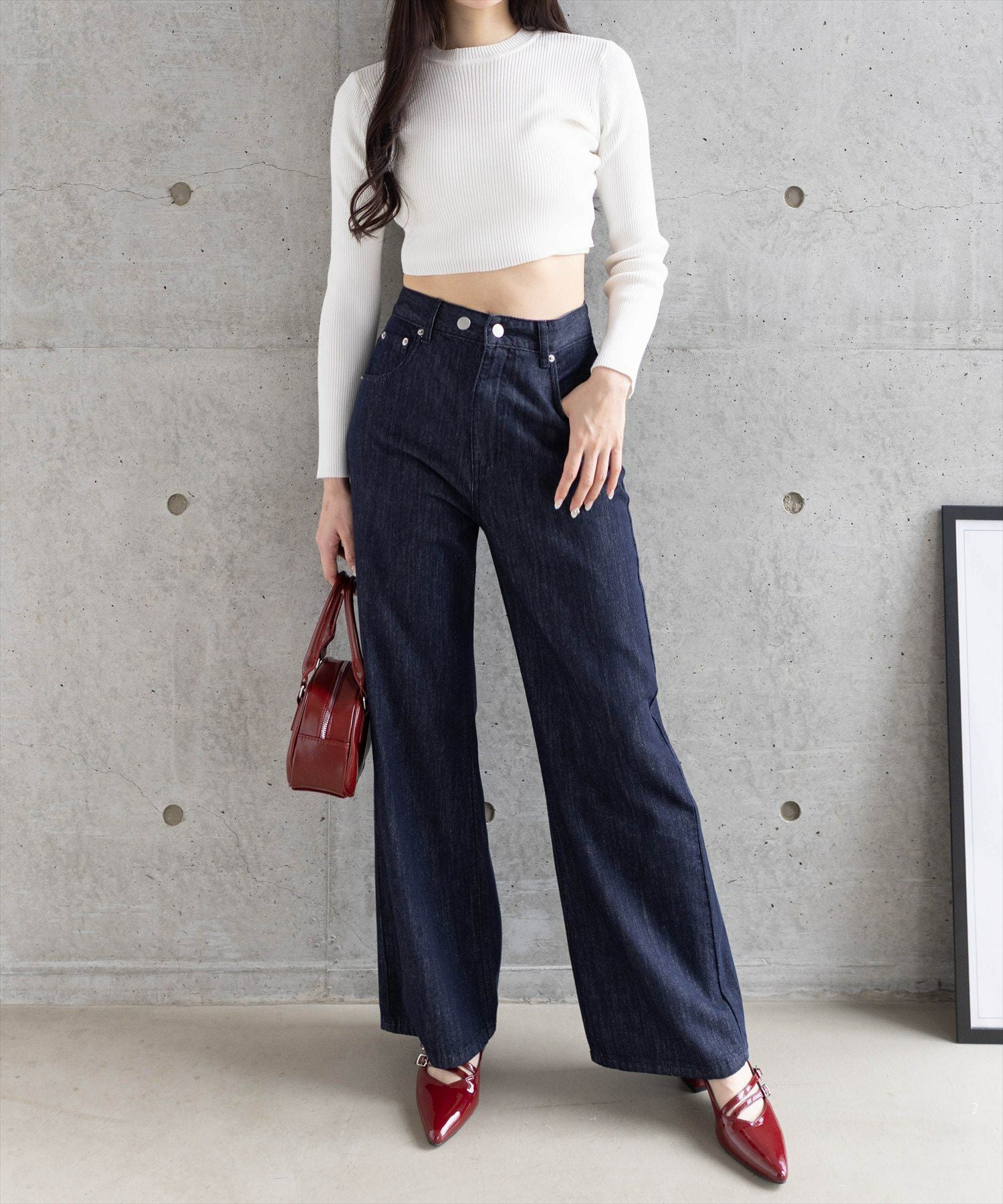 165cm/オフホワイト着用