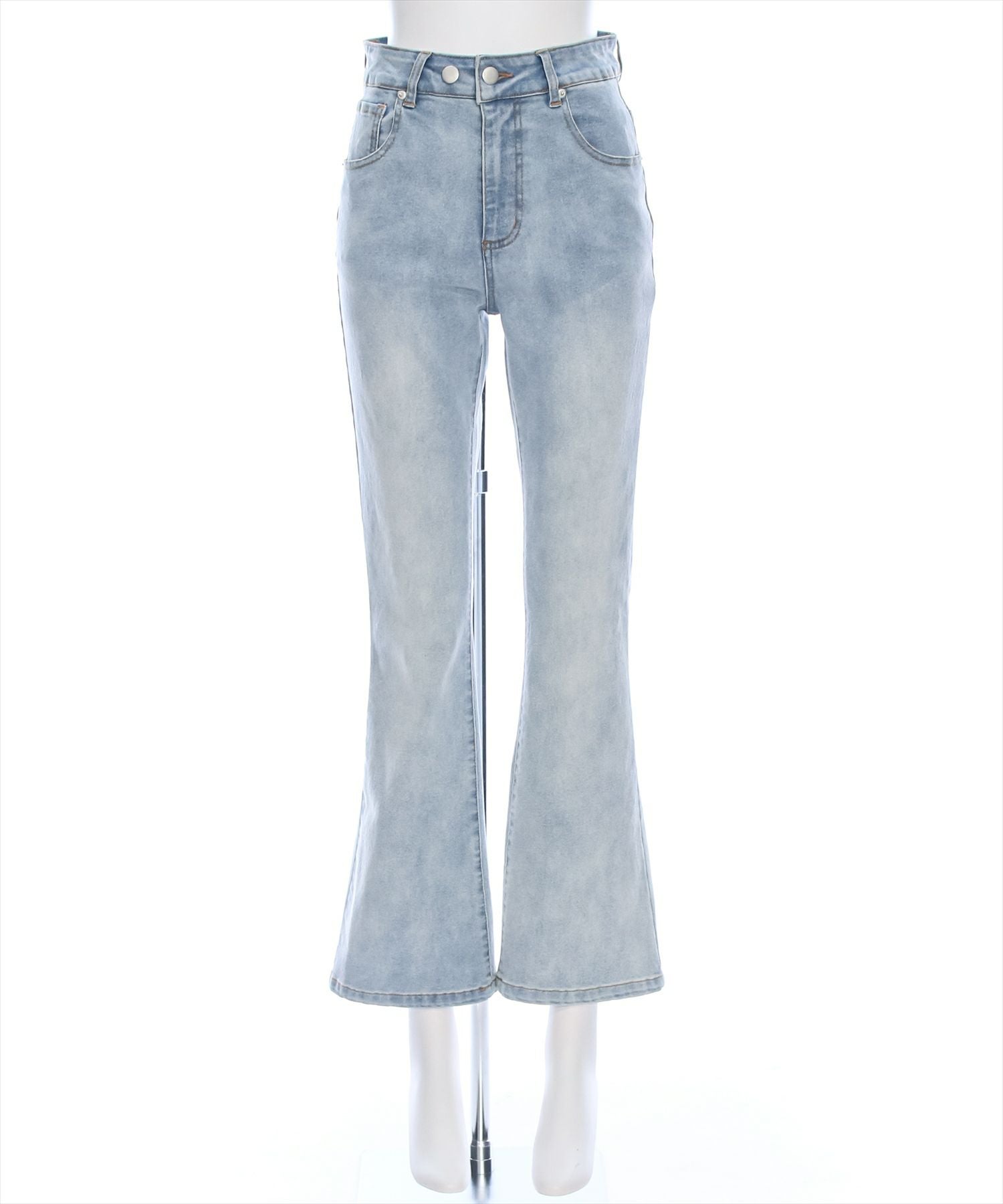 clear≪再入荷≫ミドルライズフレアデニムパンツ[CL8326] | レディース