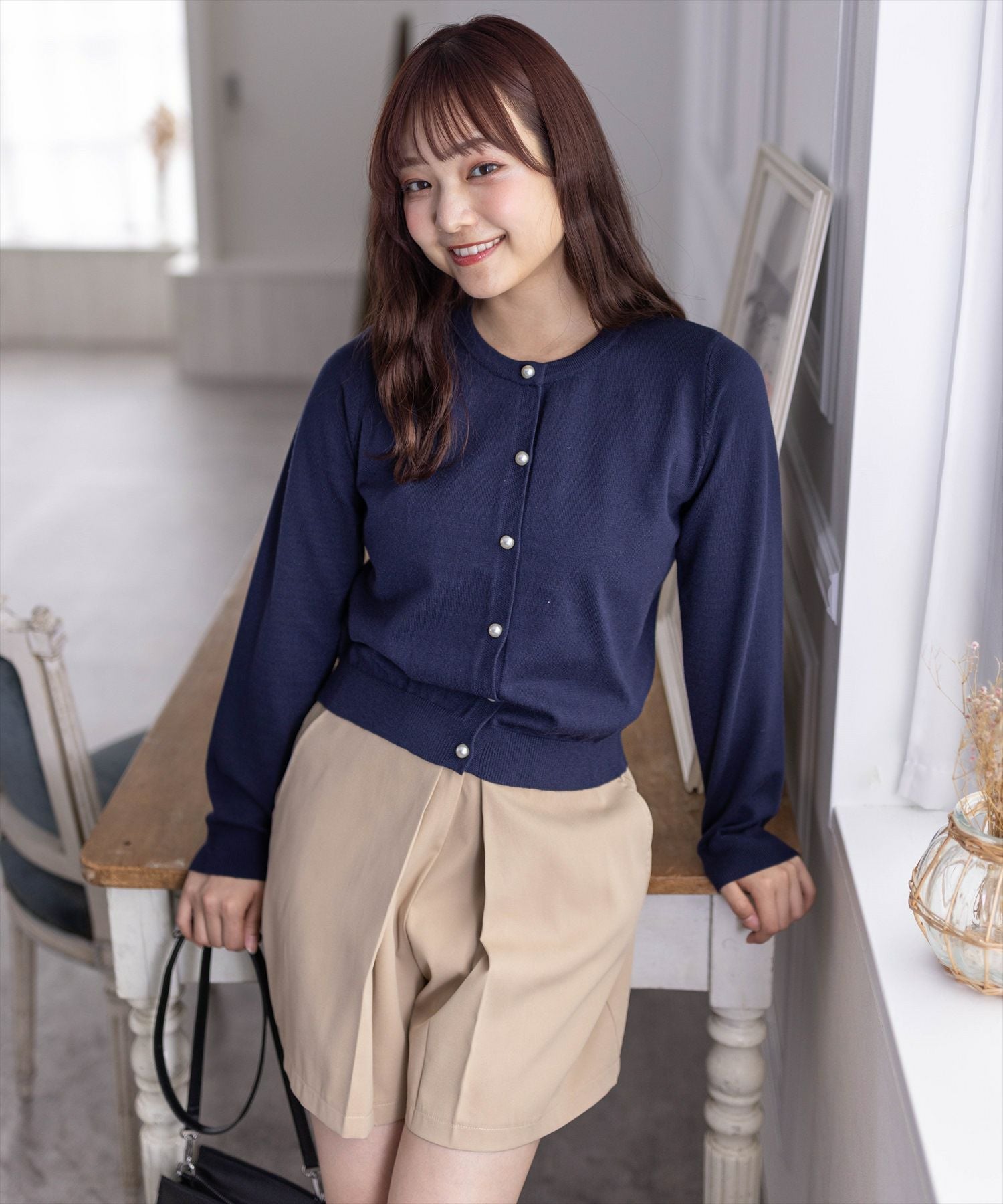 clear≪再入荷≫パールボタンカーディガン[CL8634] | レディース