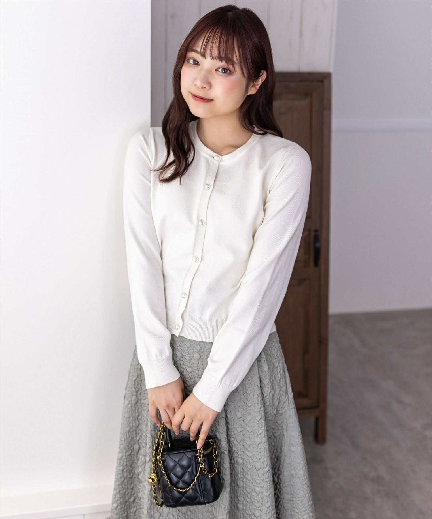 clear≪再入荷≫パールボタンカーディガン[CL8634] | レディース