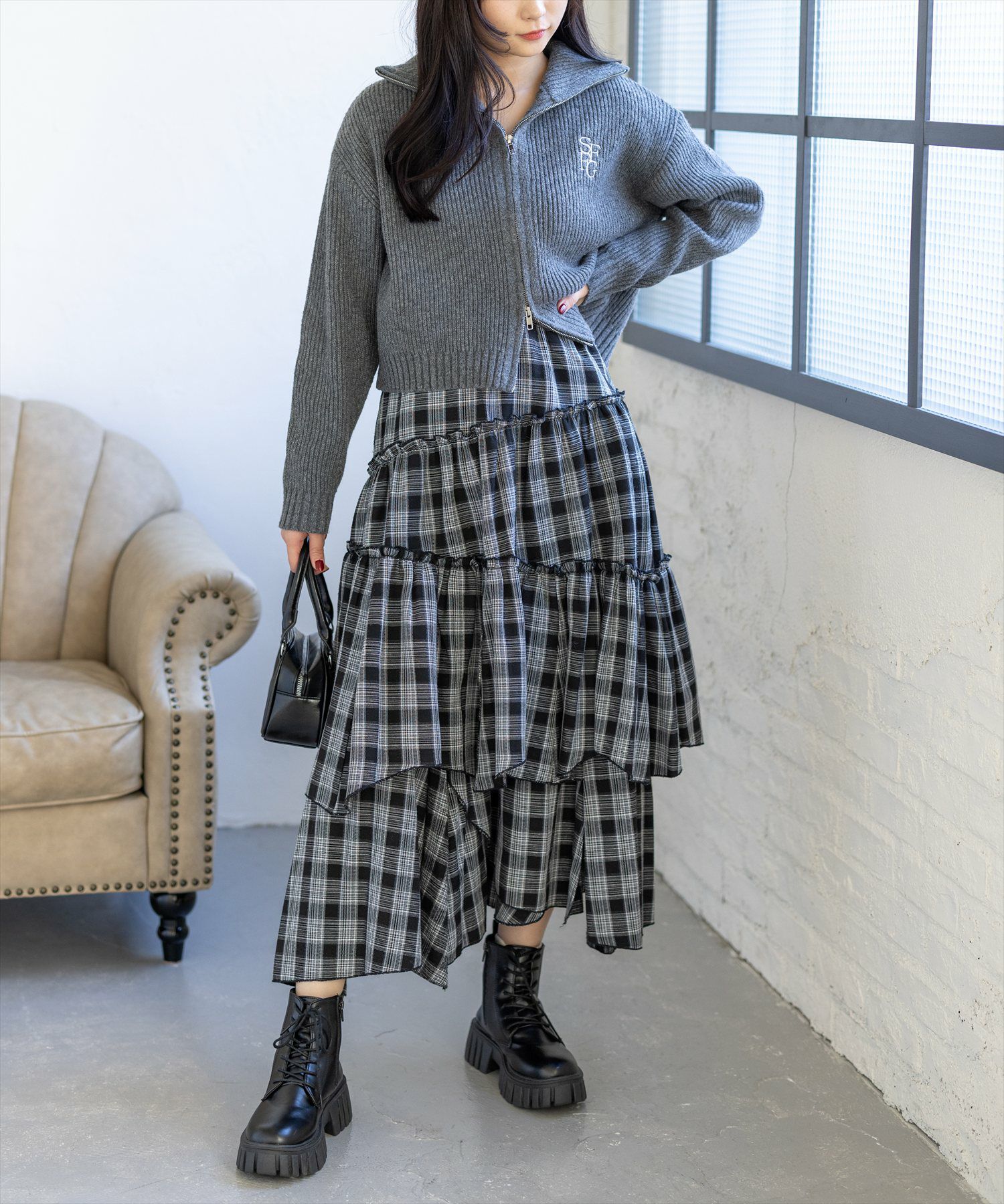 【最終値下げ/購入意思のないいいね×】ozzon ロングスカート Silverlinked ロングスカート : OZZ ON JAPAN - 通販 - Yahoo!ショッピング