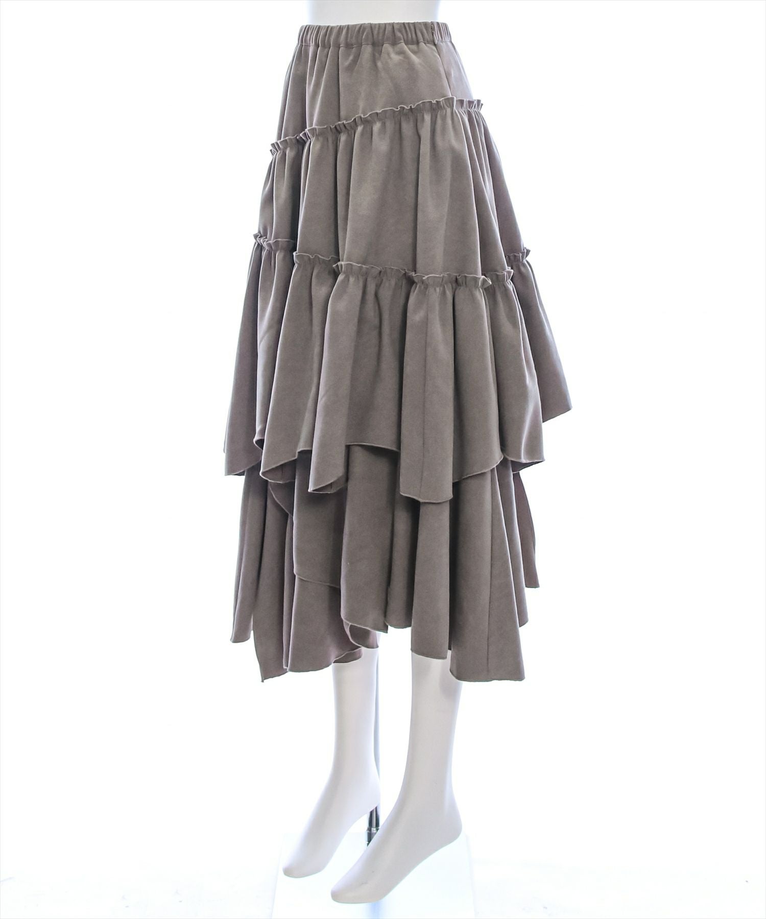 clear≪再入荷≫柄ランダムティアードロングスカート[CL8869