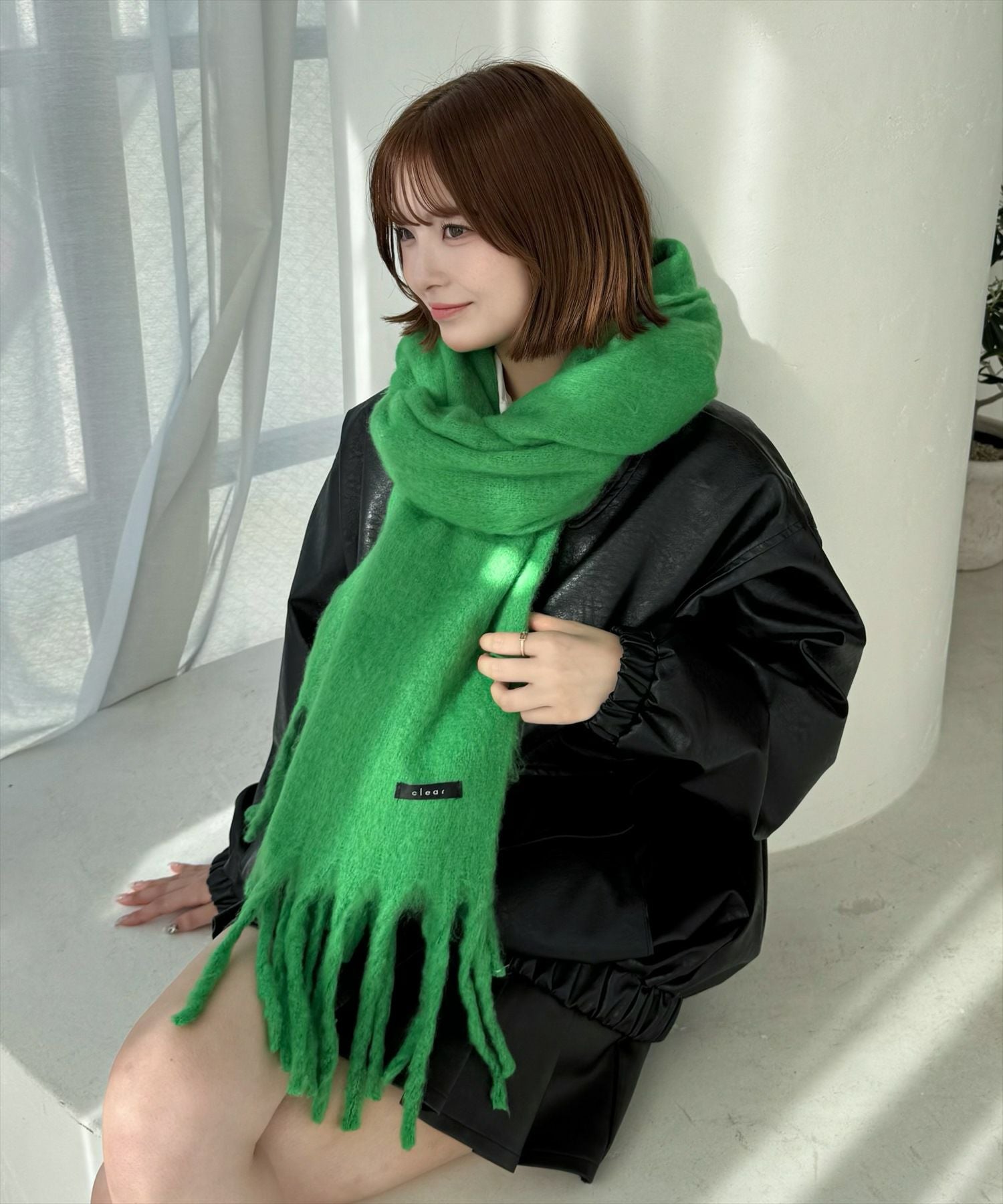 clear≪再入荷≫フリンジボリュームマフラー[CL8774] | レディース