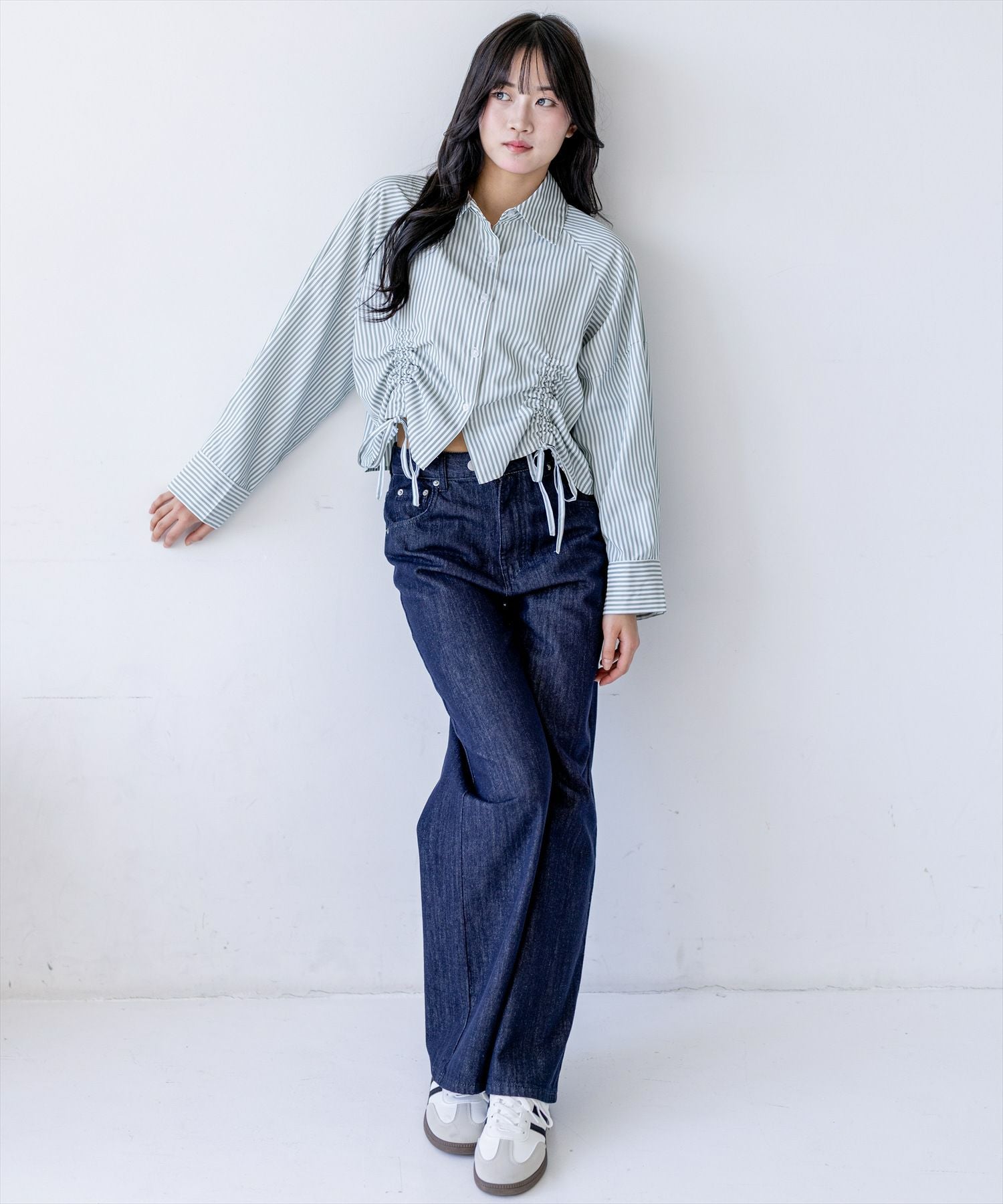 167cm/インディゴ着用