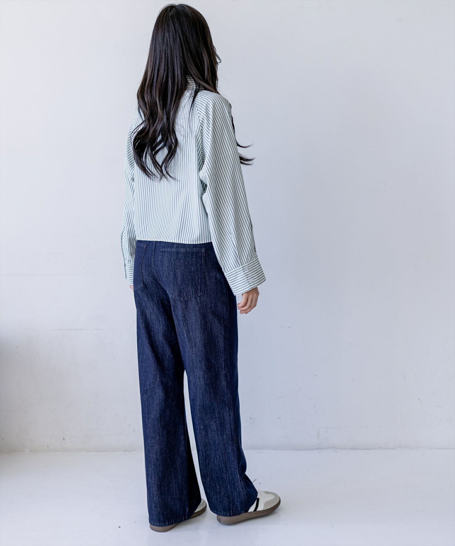 CLEAR BASIC ストレートスラブデニムパンツ[CL8960] | レディース