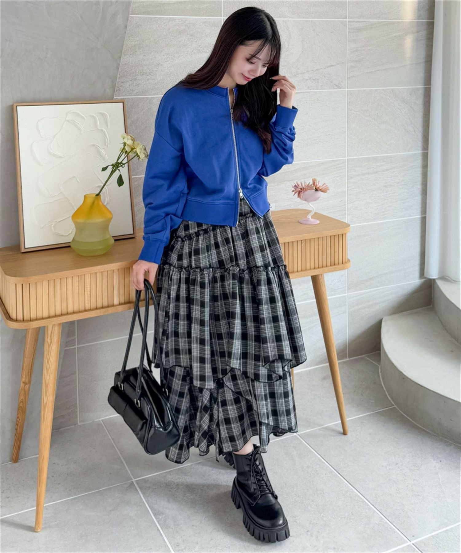 clear ダブルジップカットソートップス[CL8982] | レディース