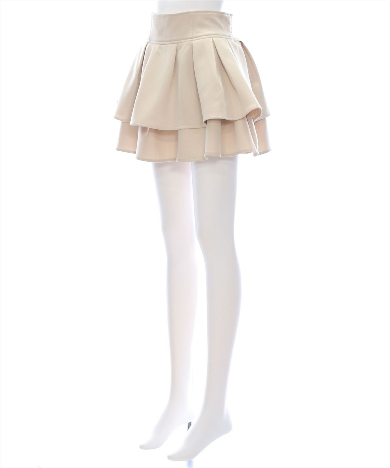 clear≪再入荷≫インパン付2段フリルティアードミニスカート[CL8968