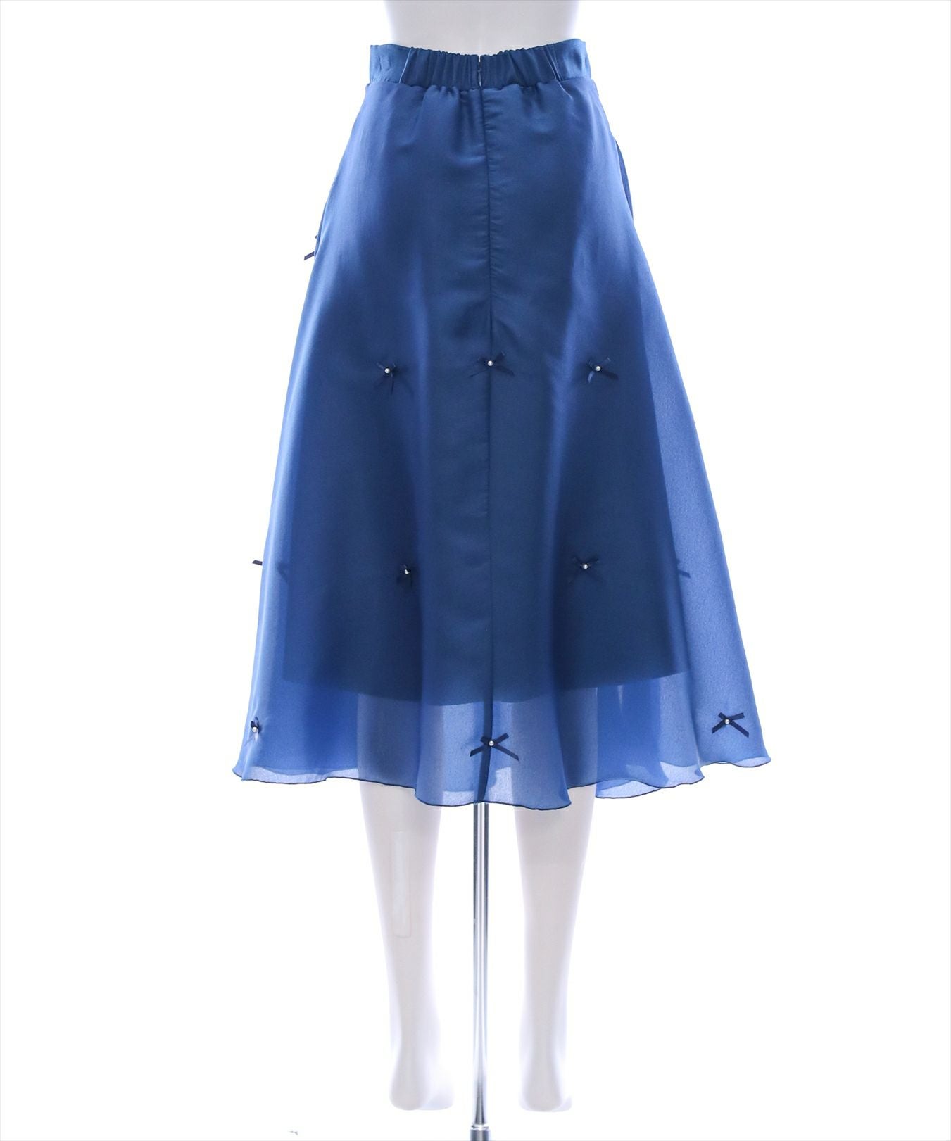CLEAR BASIC リボン付きチュールフレアスカート[CL8994] | レディース