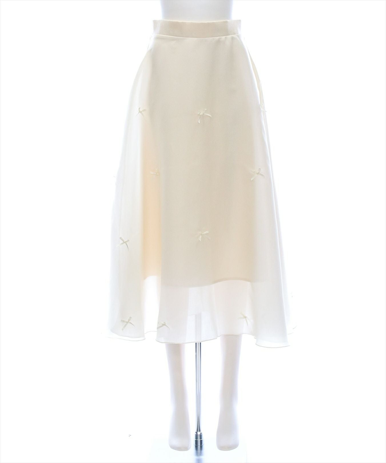 CLEAR BASIC リボン付きチュールフレアスカート[CL8994] | レディース
