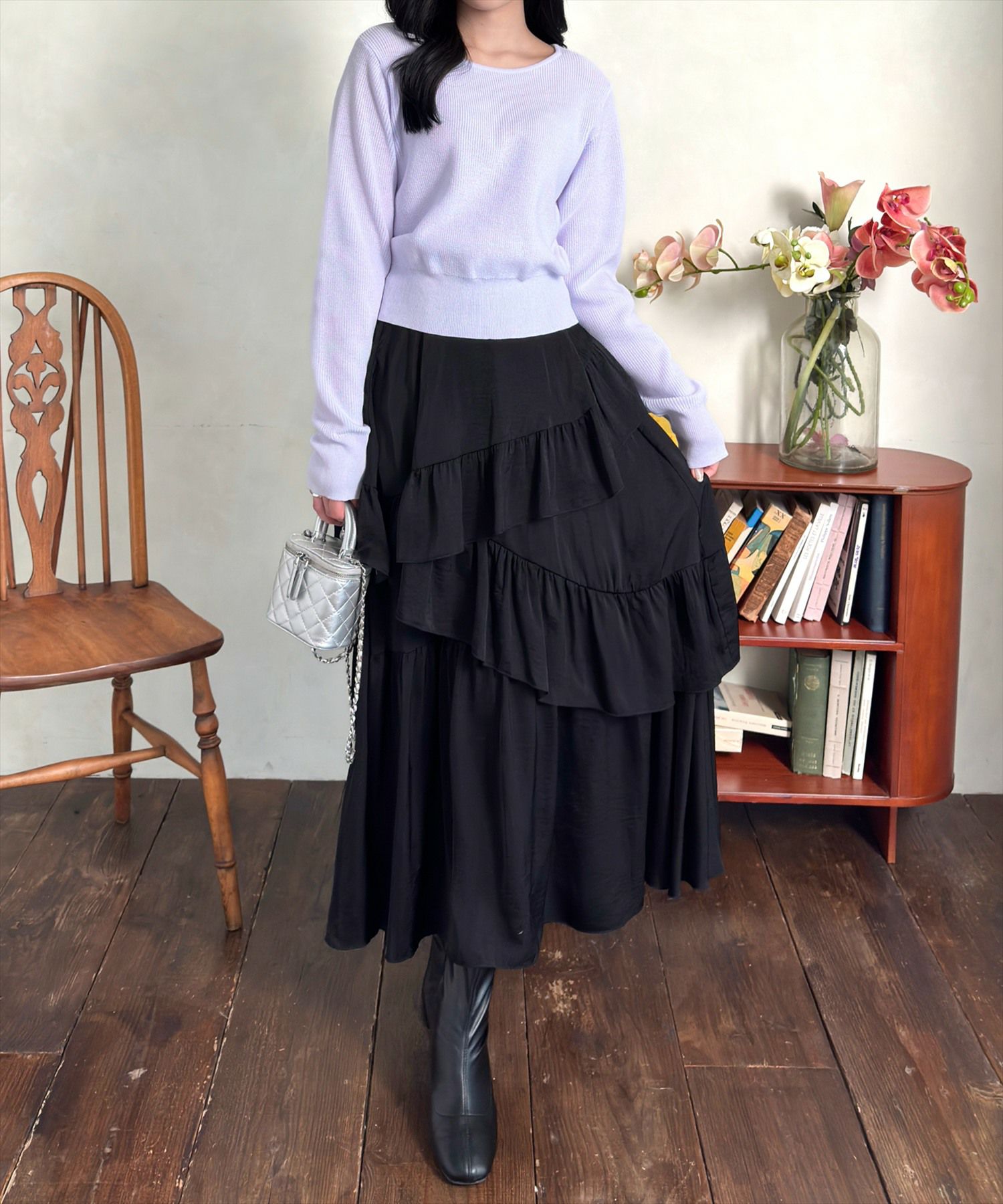 162cm/ラベンダー着用