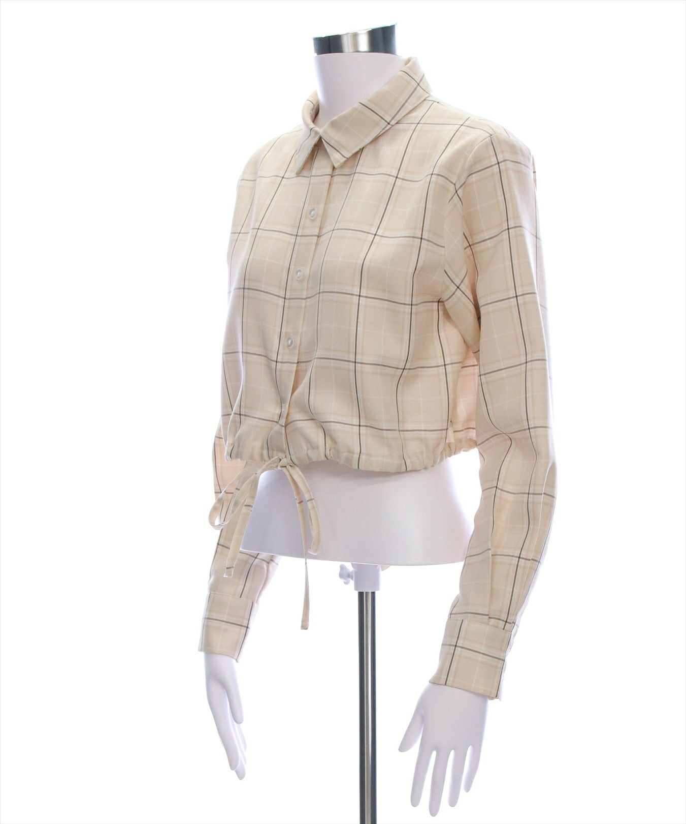 clear チェック柄ショート丈シャツ[CL8962] | レディースファッション