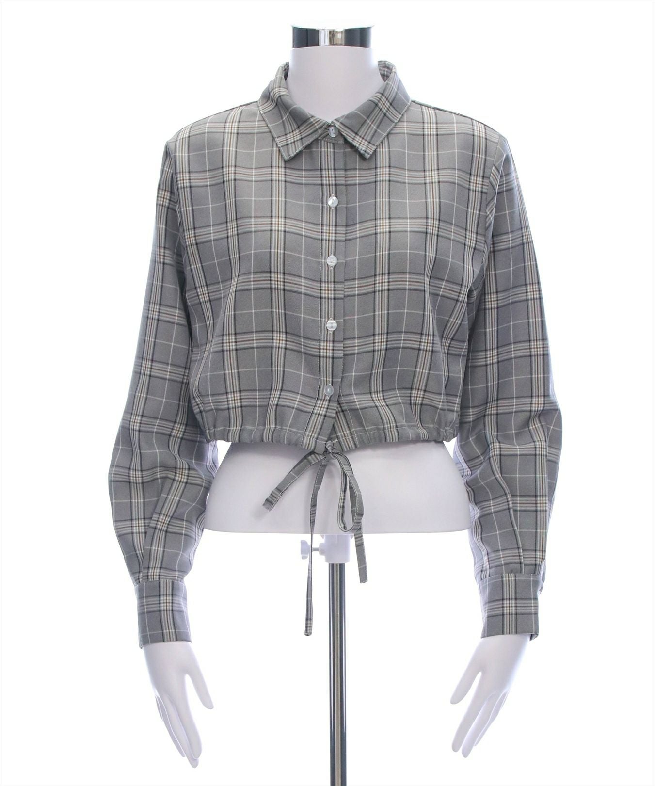 clear チェック柄ショート丈シャツ[CL8962] | レディースファッション