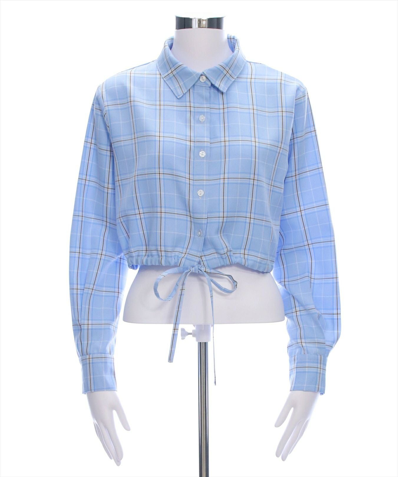clear チェック柄ショート丈シャツ[CL8962] | レディースファッション