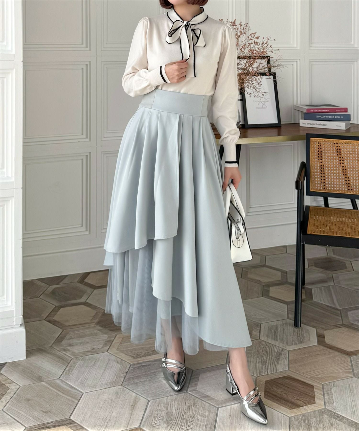 161㎝/ミント F着用