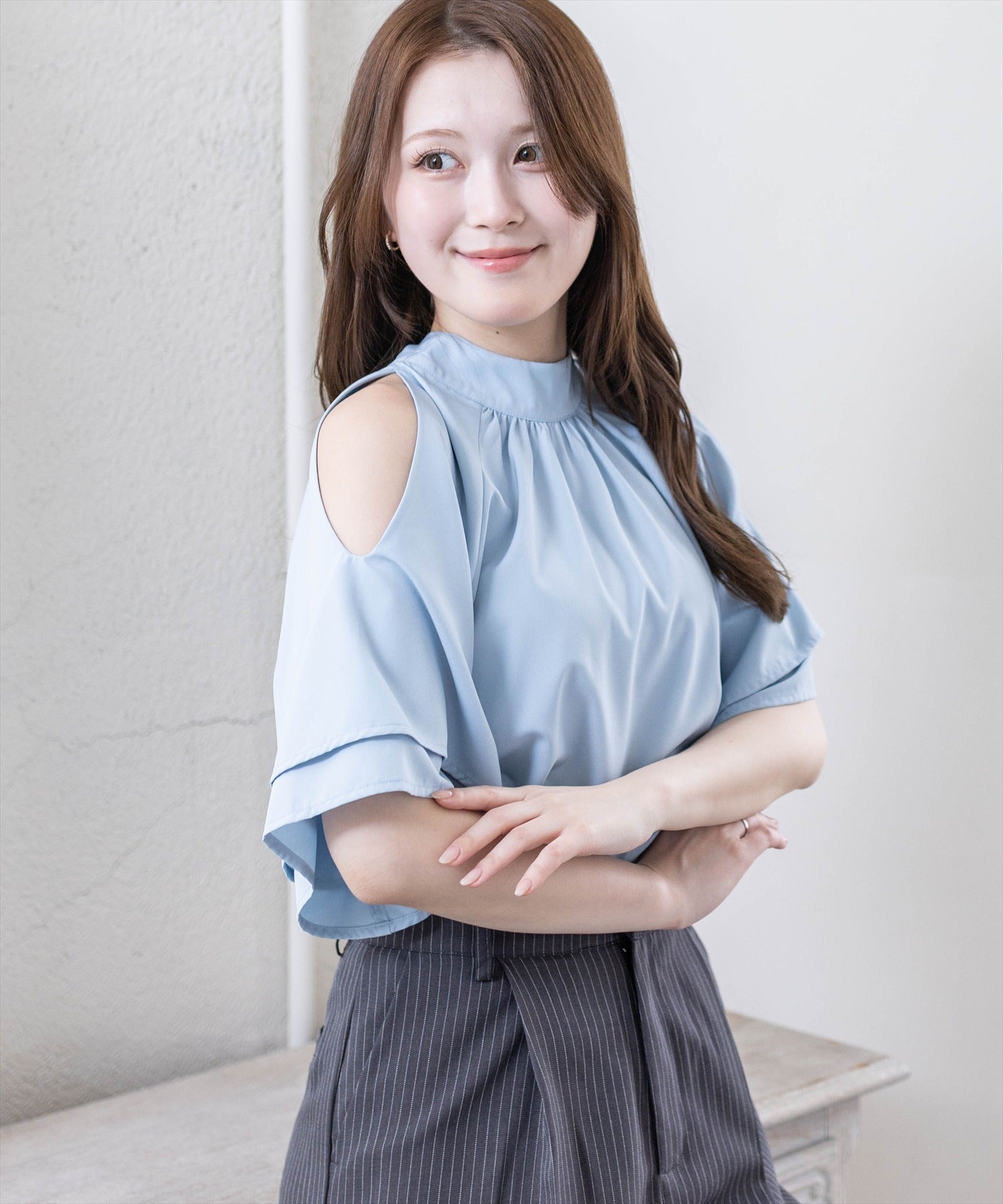 161cm/ブラック着用