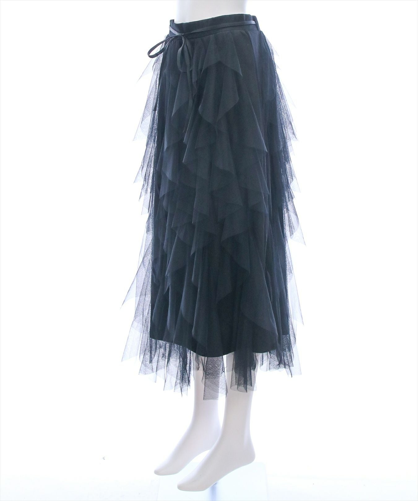clear チュールフリルロングスカート[CL9149] | レディース