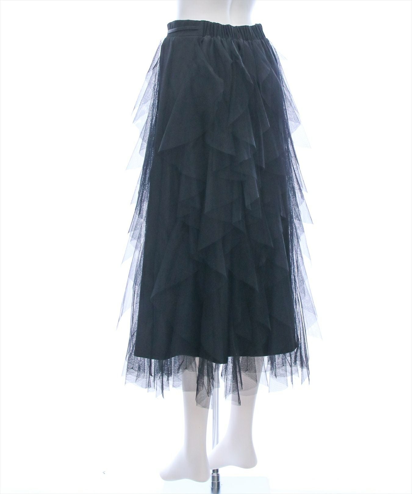 clear チュールフリルロングスカート[CL9149] | レディース