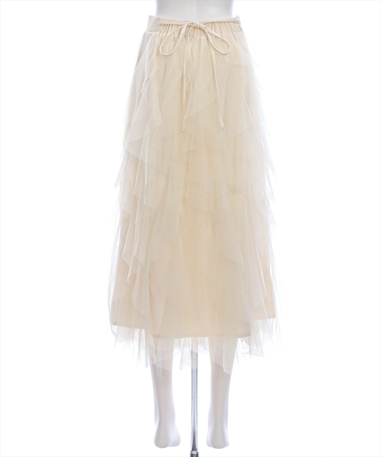 clear チュールフリルロングスカート[CL9149] | レディース