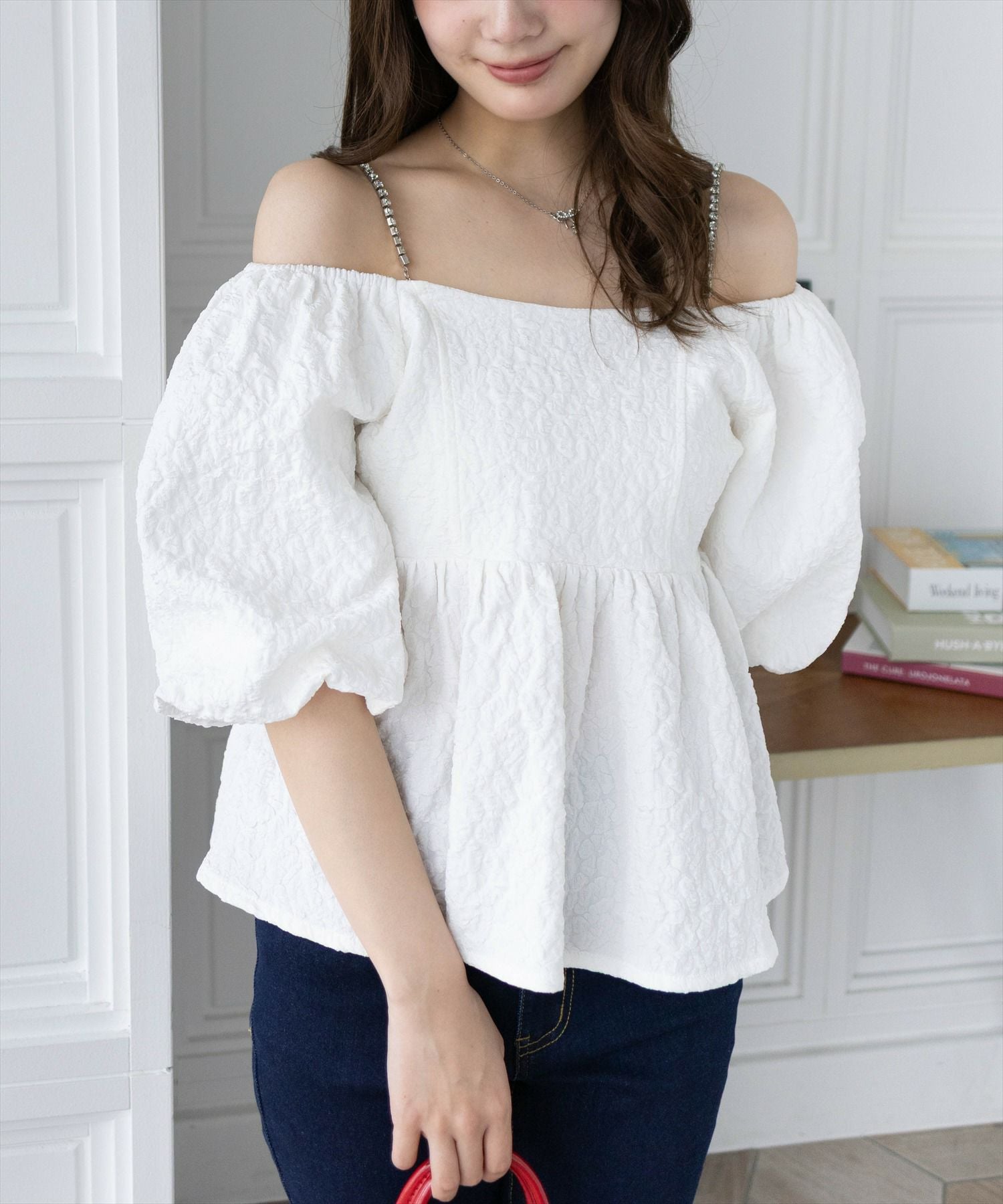 161cm/オフホワイト