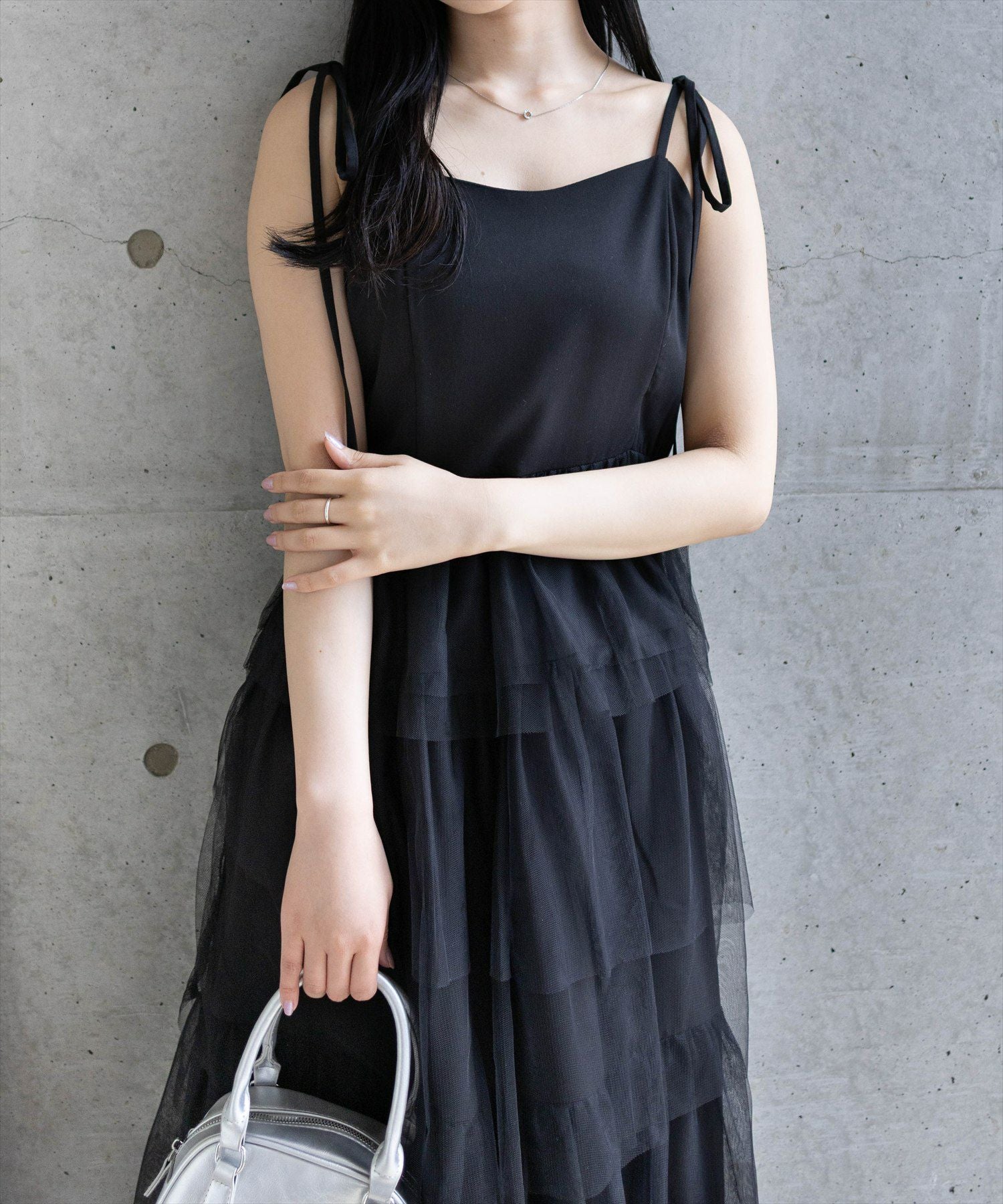 162cm/ブラック F着用