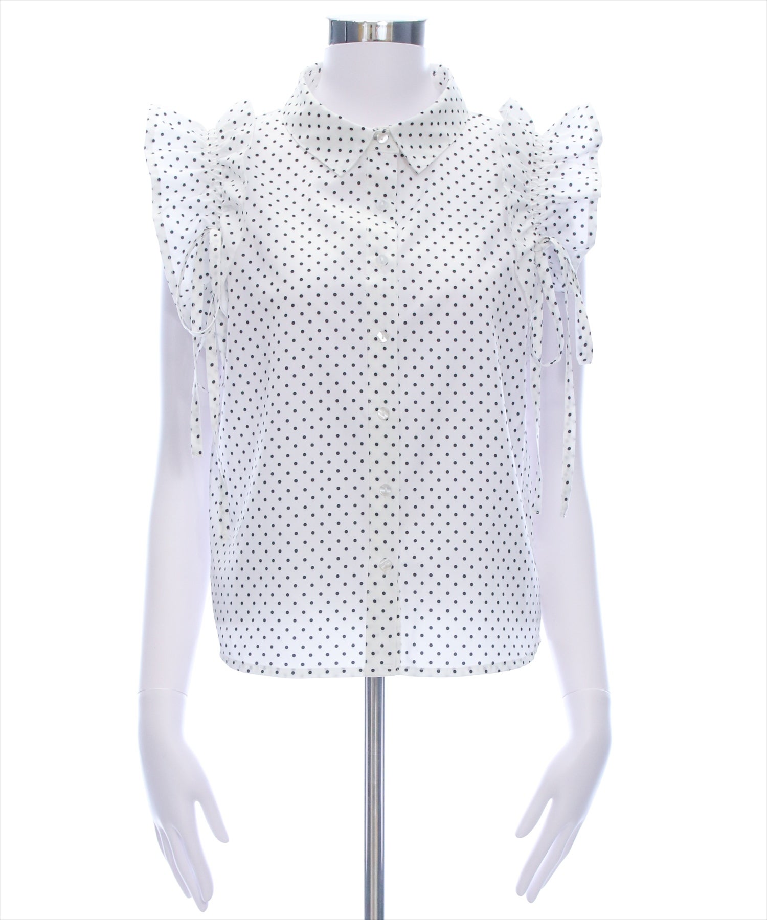 ホワイト×ドット